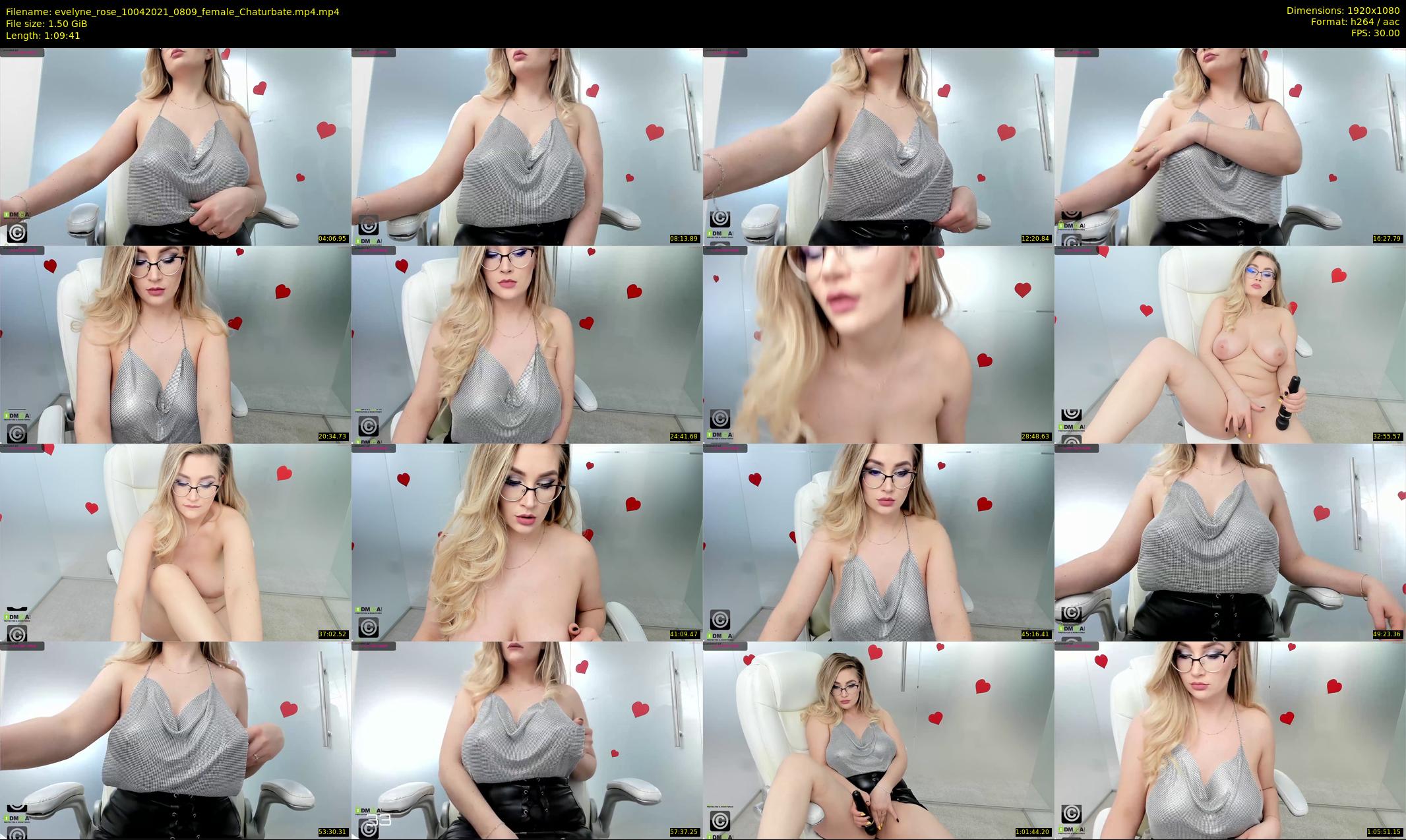 evelyne_rose — 70 minute Chaturbate female cam show recording, 1080p, Apr 10, 2021