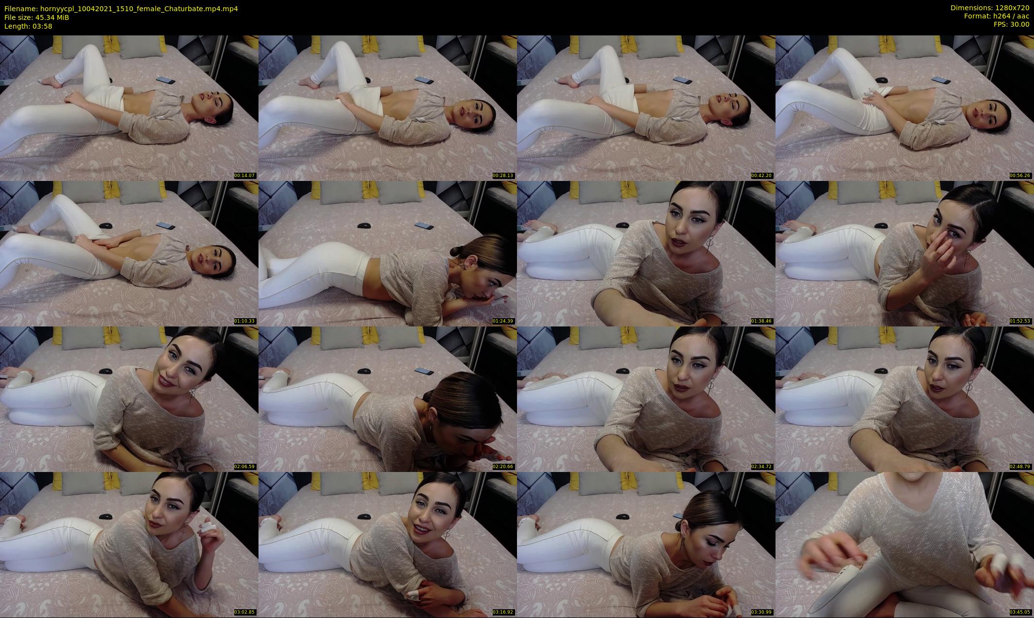 hornyycpl — 4 minute Chaturbate couple cam show recording, 720p, Apr 10, 2021