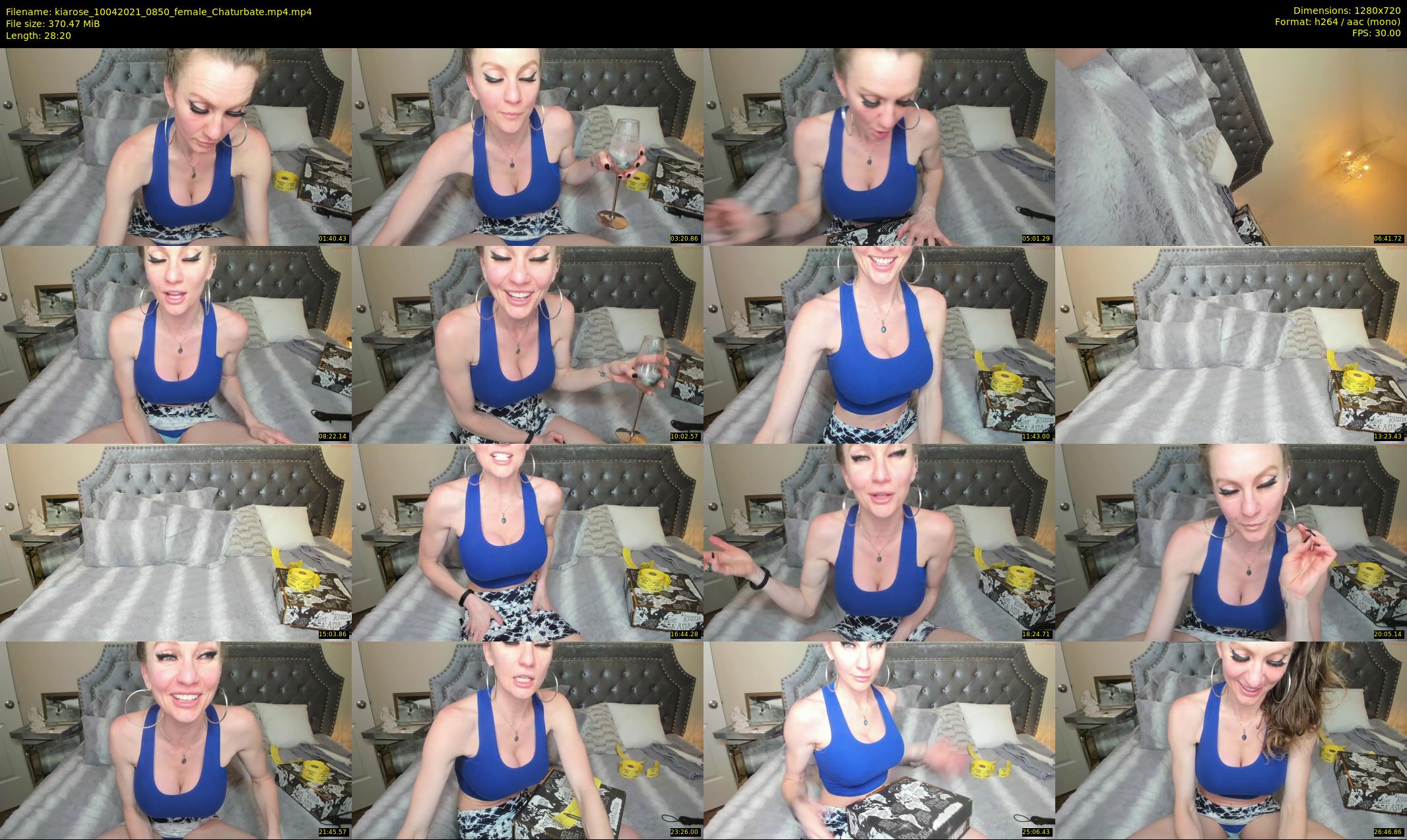kiarose — 29 minute Chaturbate female cam show recording, 720p, Apr 10, 2021