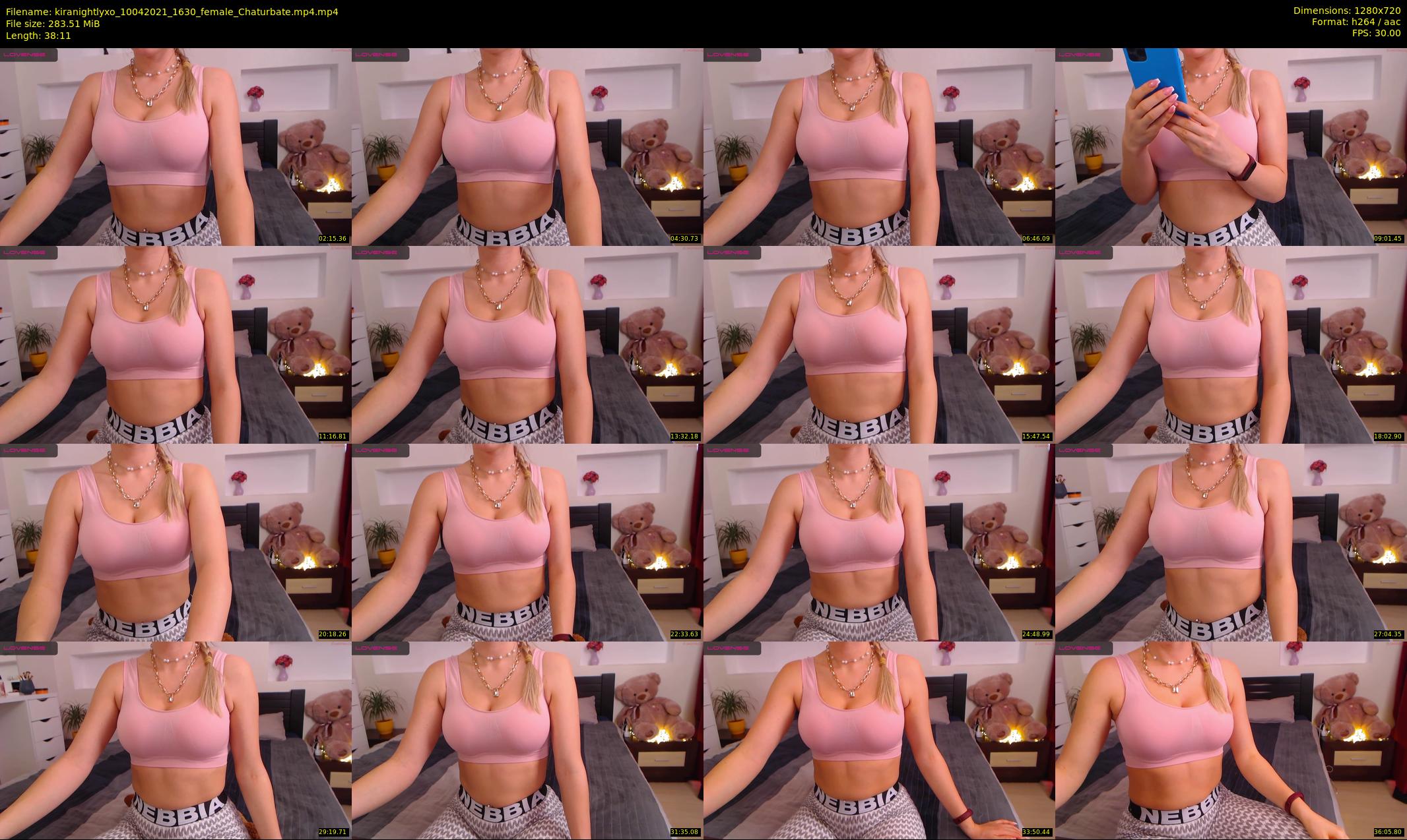 kiranightlyxo — 39 minute Chaturbate female cam show recording, 720p, Apr 10, 2021