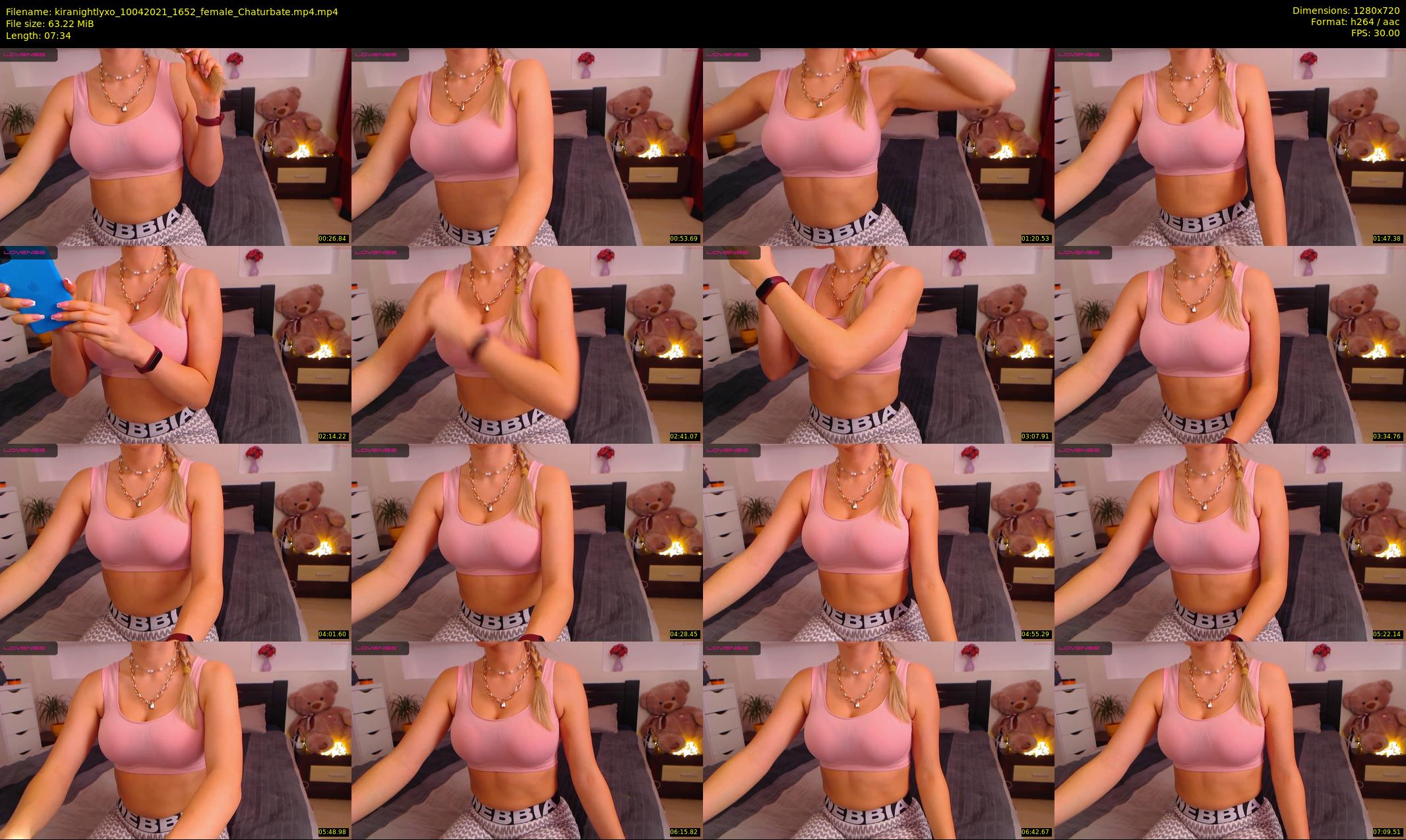 kiranightlyxo — 8 minute Chaturbate female cam show recording, 720p, Apr 10, 2021