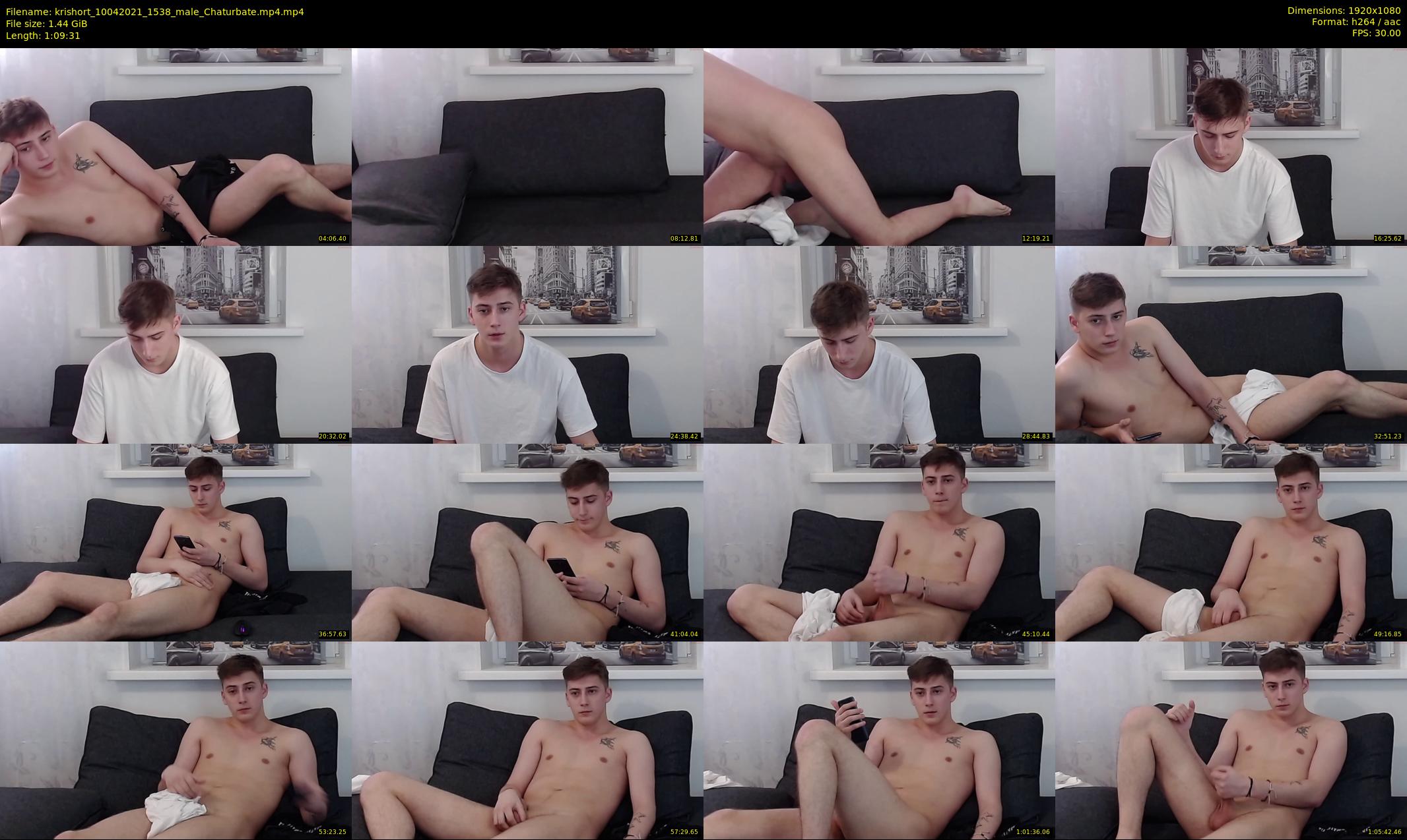 krishort — 70 minute Chaturbate male cam show recording, 1080p, Apr 10, 2021