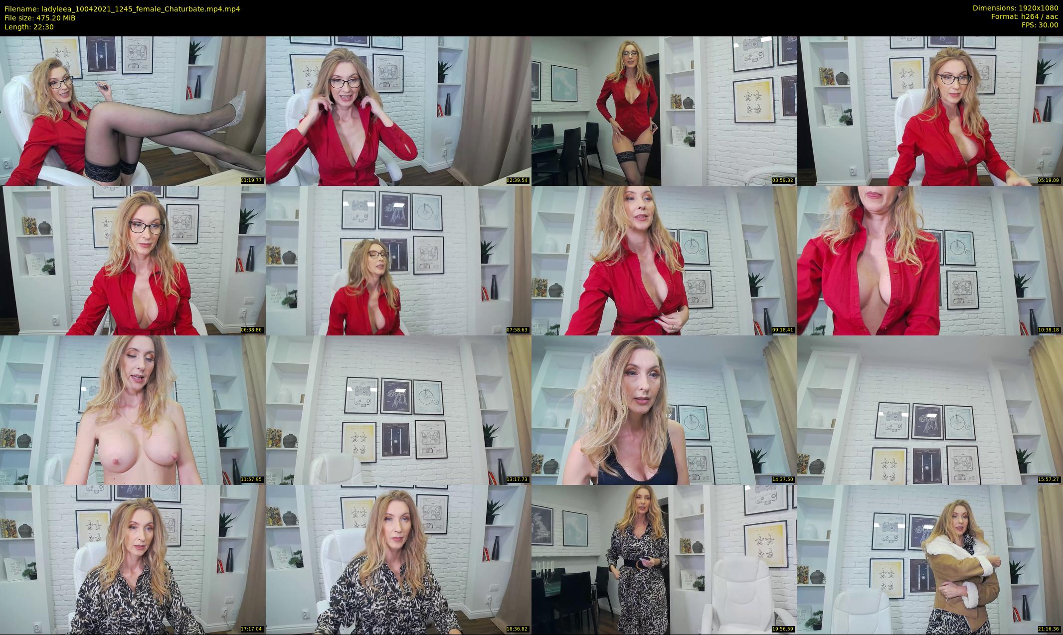 ladyleea — 23 minute Chaturbate female cam show recording, 1080p, Apr 10, 2021