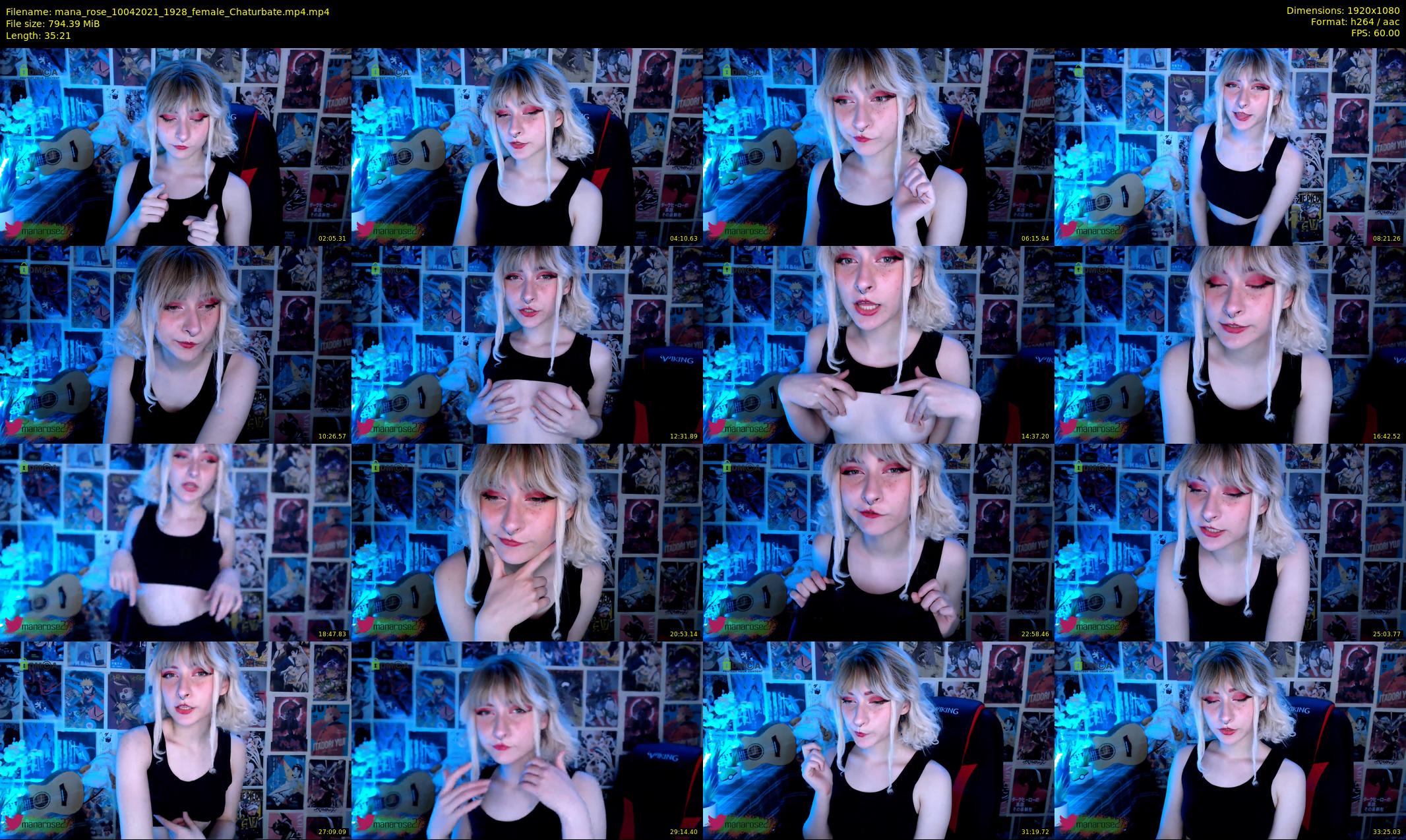 mana_rose — 36 minute Chaturbate female cam show recording, 1080p, Apr 10, 2021
