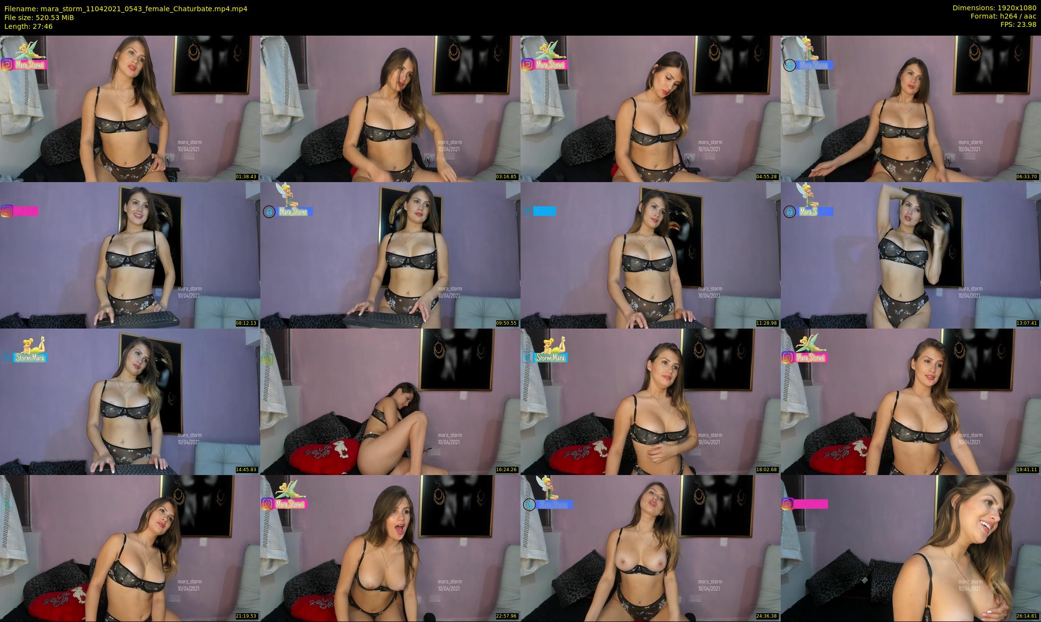 mara_storm — 28 minute Chaturbate female cam show recording, 1080p, Apr 11, 2021
