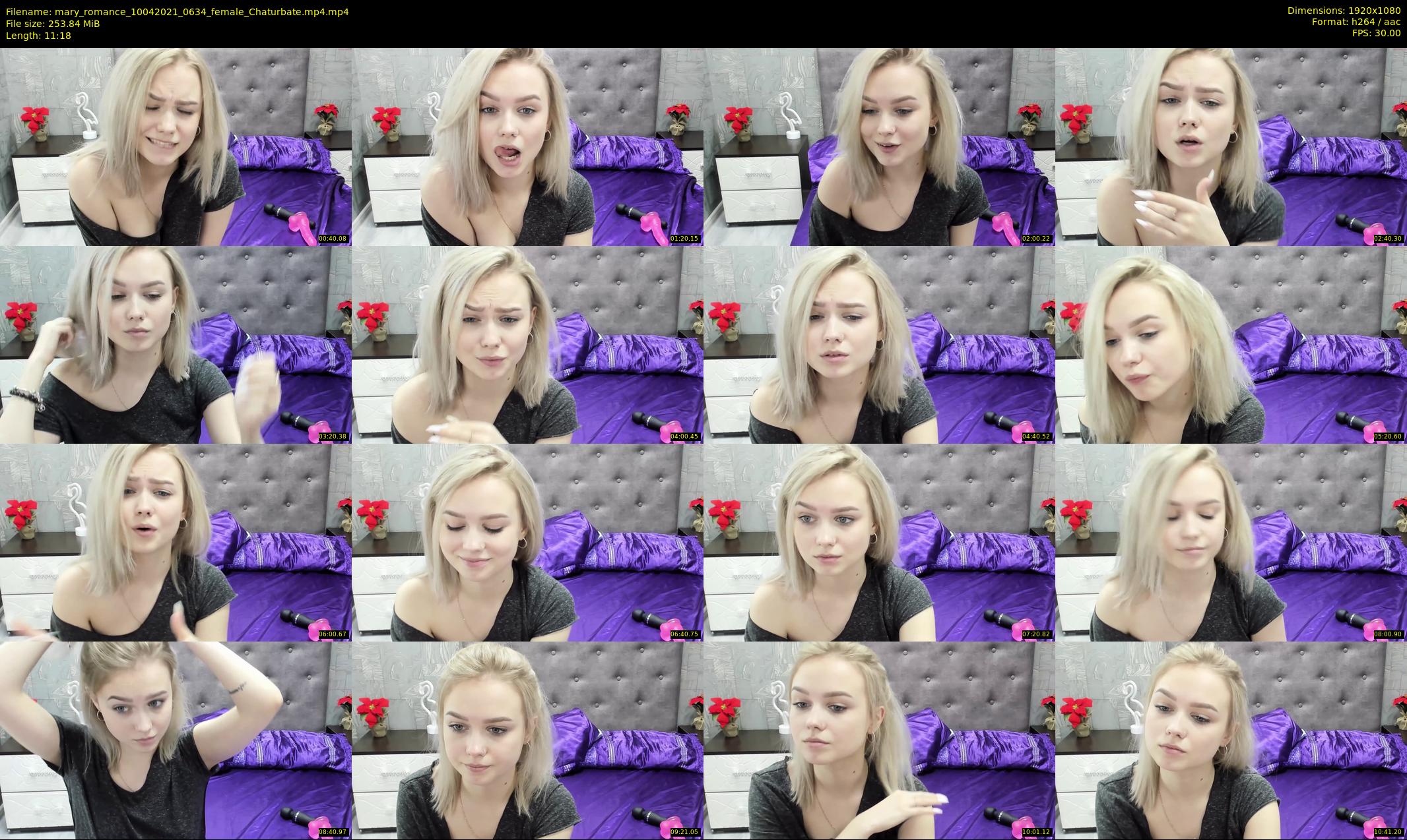 mary_romance — 12 minute Chaturbate female cam show recording, 1080p, Apr 10, 2021