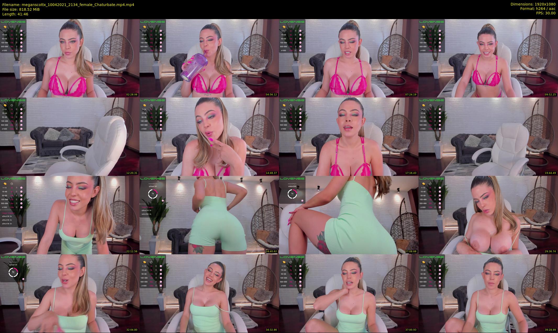 meganscottx — 42 minute Chaturbate female cam show recording, 1080p, Apr 10, 2021