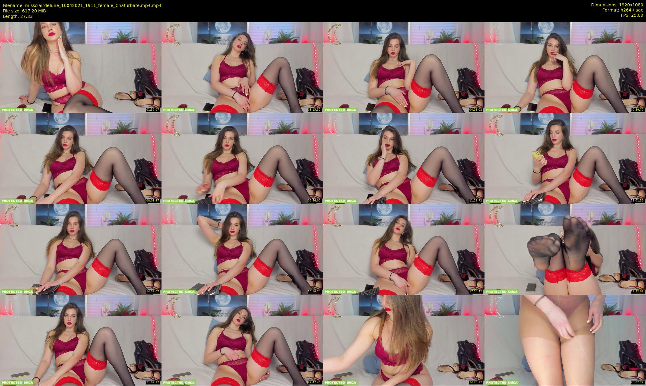 missclairdelune — 28 minute Chaturbate female cam show recording, 1080p, Apr 10, 2021