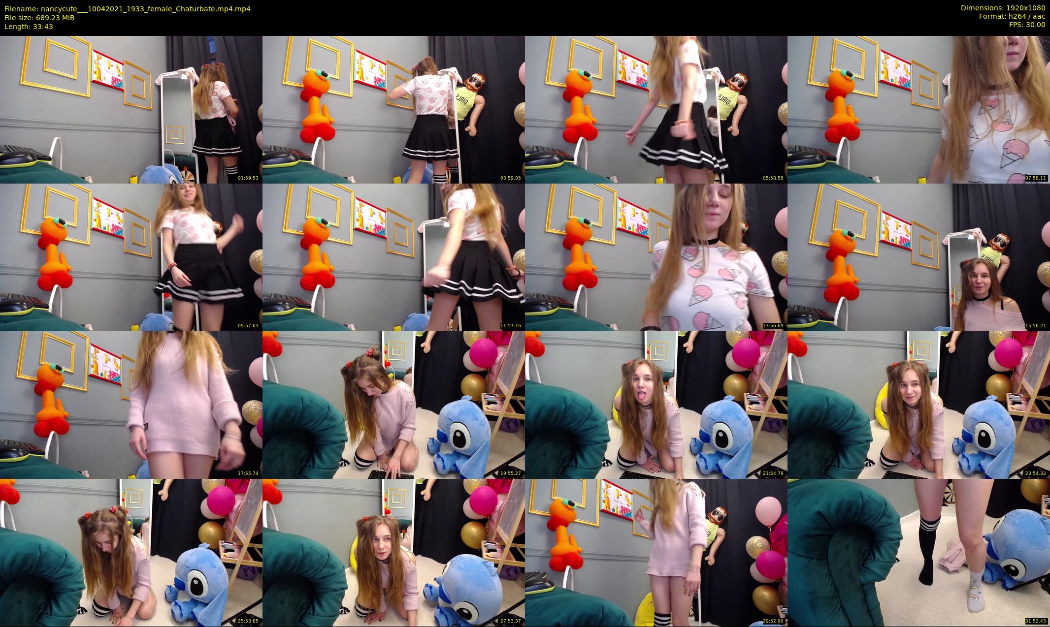 nancycute__ — 34 minute Chaturbate female cam show recording, 1080p, Apr 10, 2021