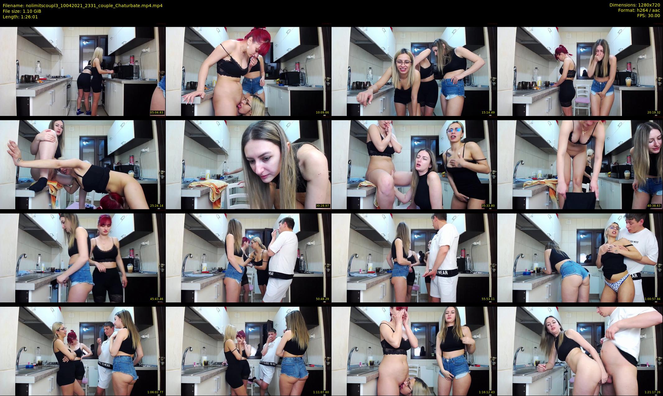 nolimitscoupl3 — 87 minute Chaturbate couple cam show recording, 720p, Apr 10, 2021