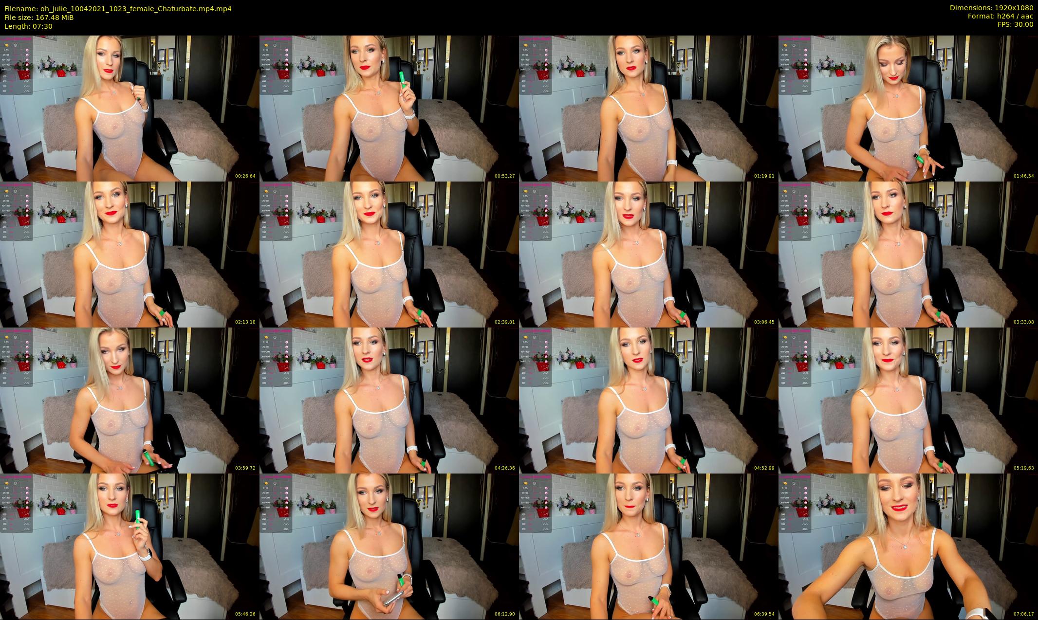 oh_julie — 8 minute Chaturbate female cam show recording, 1080p, Apr 10, 2021
