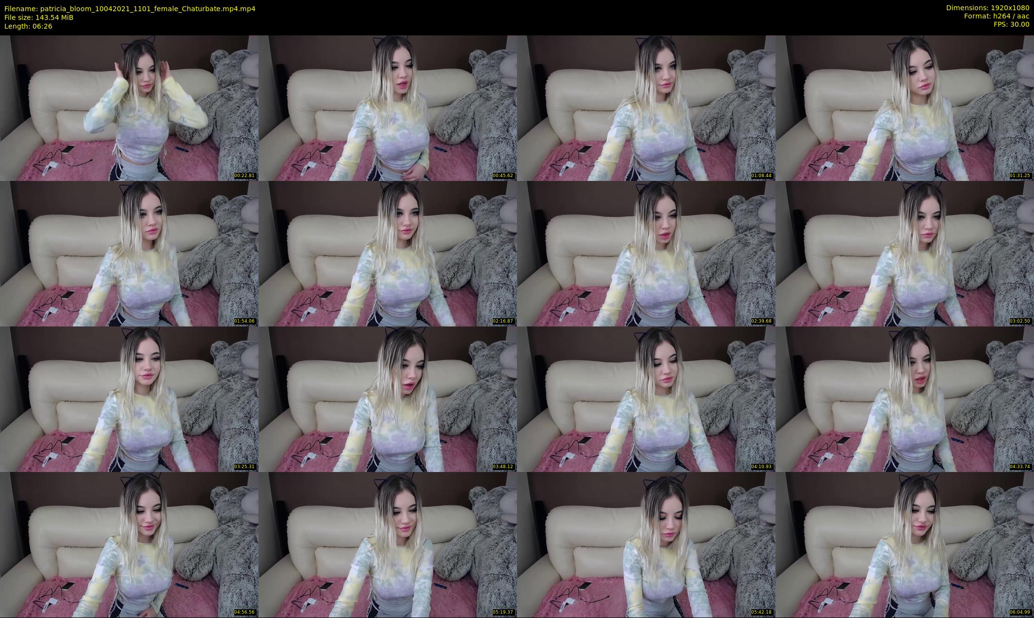 patricia_bloom — 7 minute Chaturbate female cam show recording, 1080p, Apr 10, 2021
