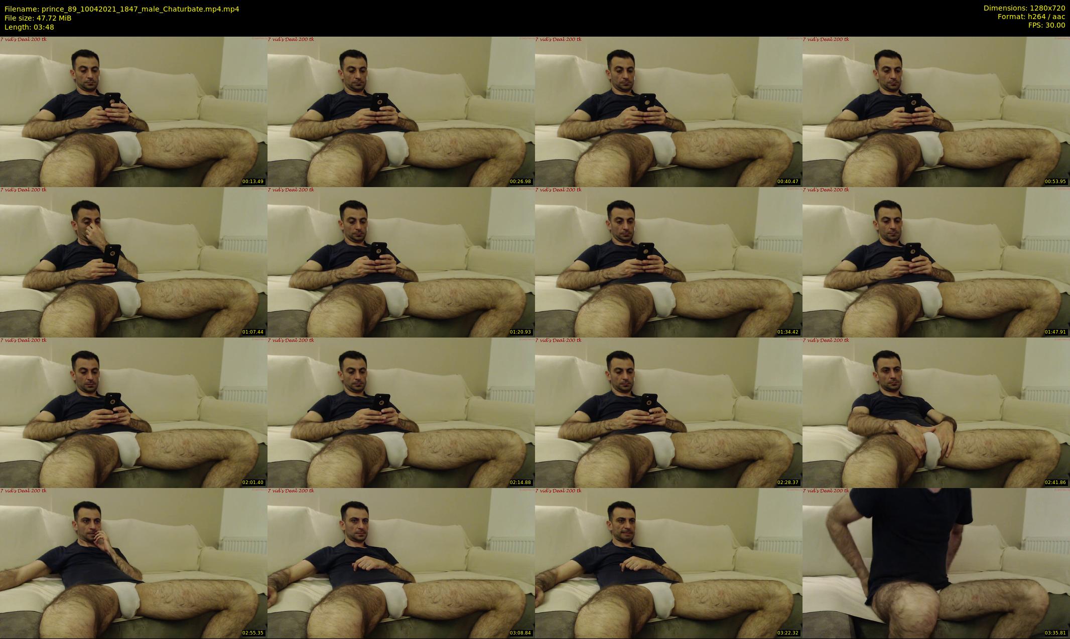 prince_89 — 4 minute Chaturbate male cam show recording, 720p, Apr 10, 2021