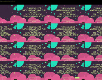 pyrowayne — 3 minute Chaturbate female cam show recording, 720p, Apr 11, 2021