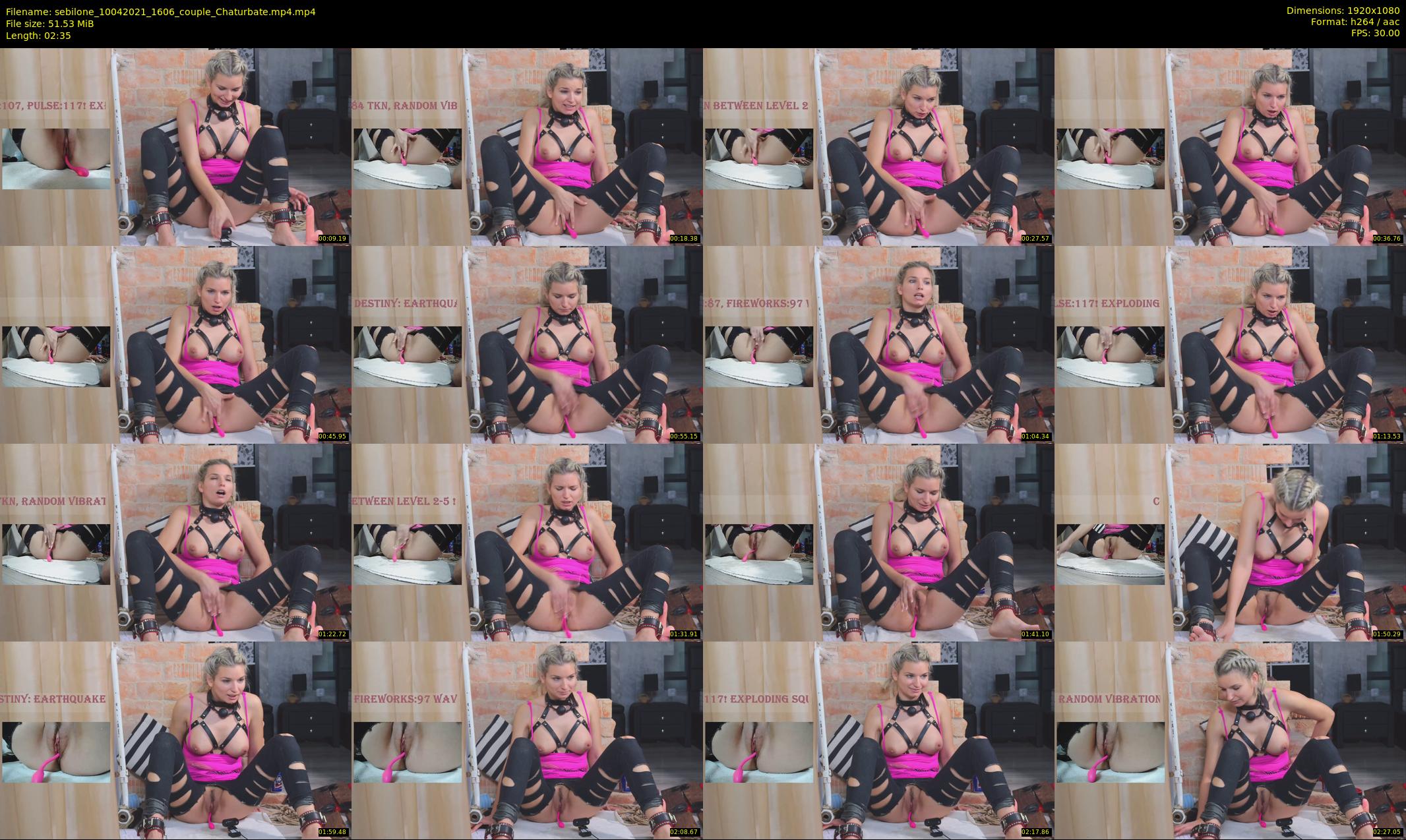 sebilone — 3 minute Chaturbate couple cam show recording, 1080p, Apr 10, 2021