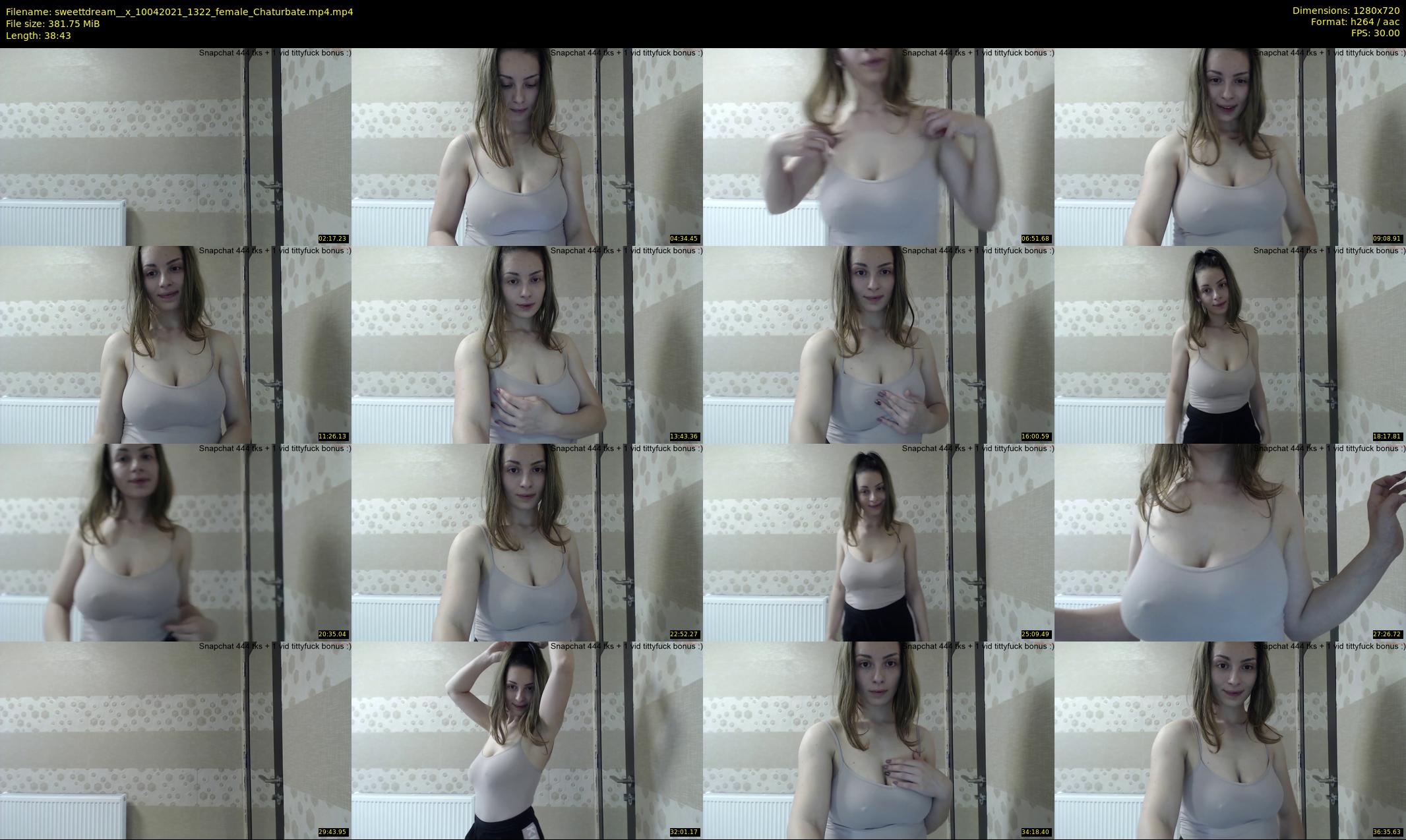 sweettdream__x — 39 minute Chaturbate female cam show recording, 720p, Apr 10, 2021