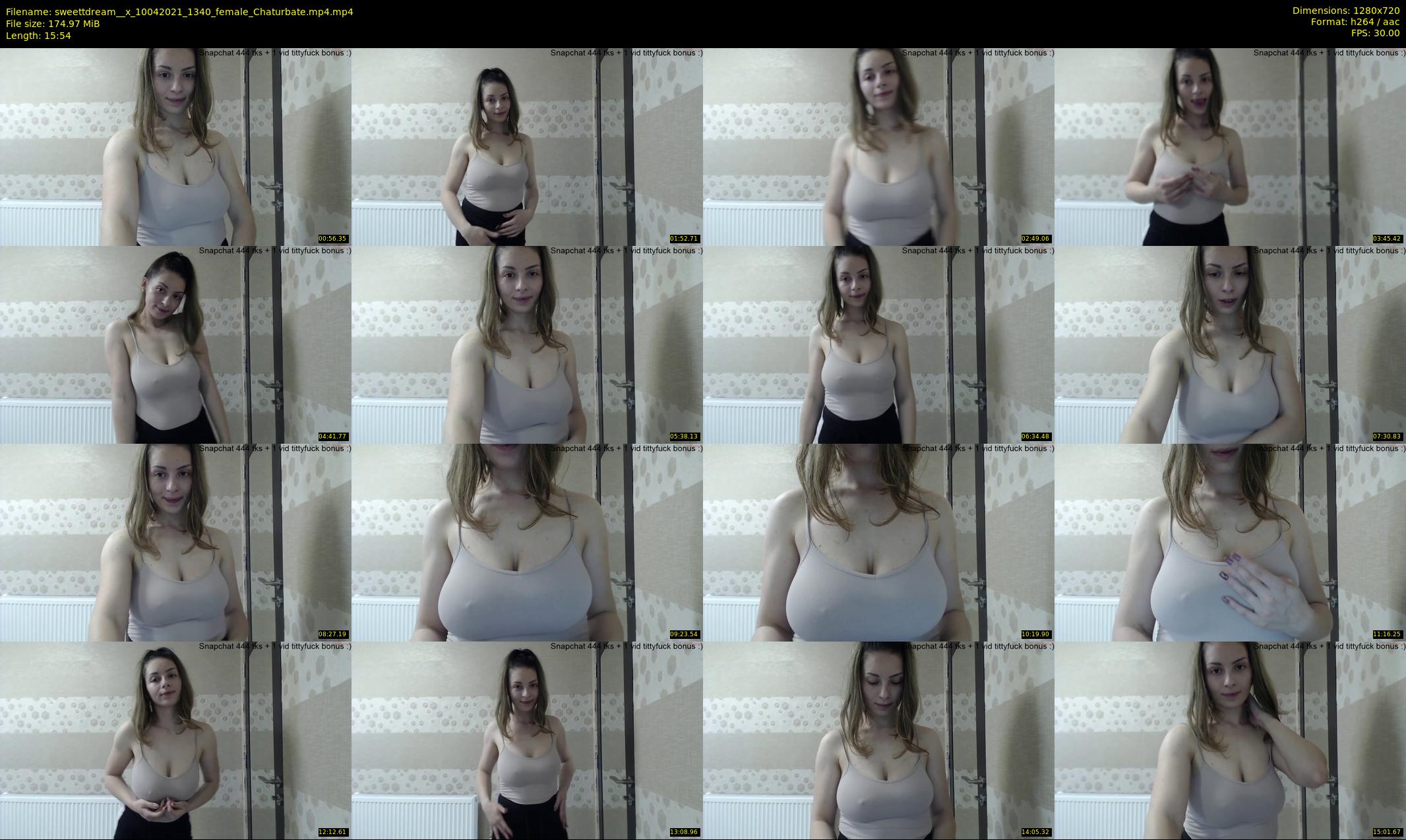 sweettdream__x — 16 minute Chaturbate female cam show recording, 720p, Apr 10, 2021