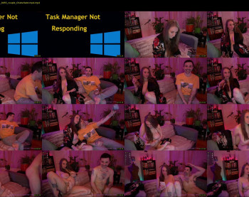 task_manager — 64 minute Chaturbate couple cam show recording, 720p, Apr 11, 2021