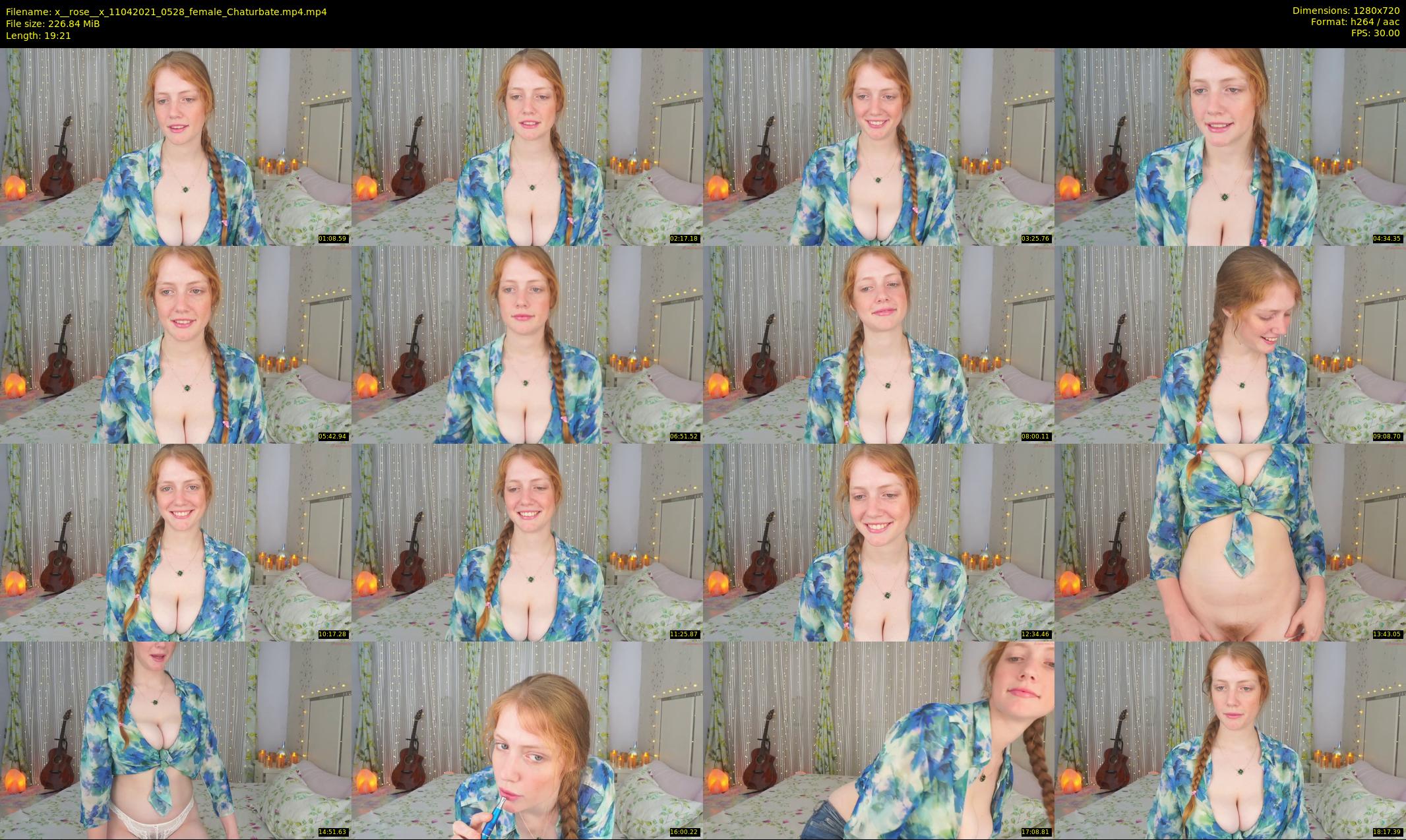 x__rose__x — 20 minute Chaturbate female cam show recording, 720p, Apr 11, 2021