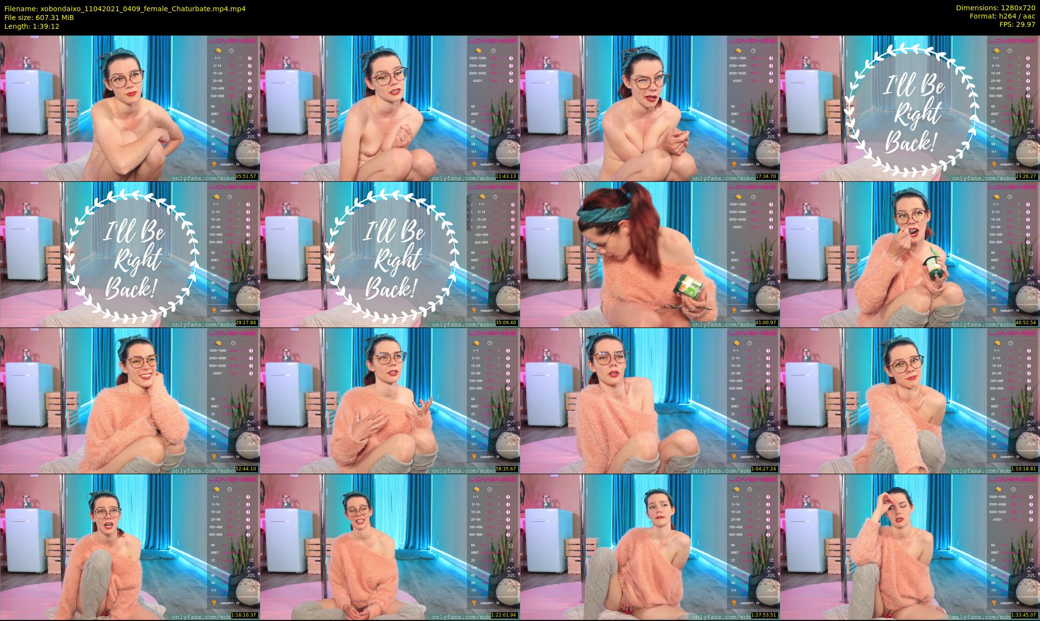 xobondaixo — 100 minute Chaturbate couple cam show recording, 720p, Apr 11, 2021