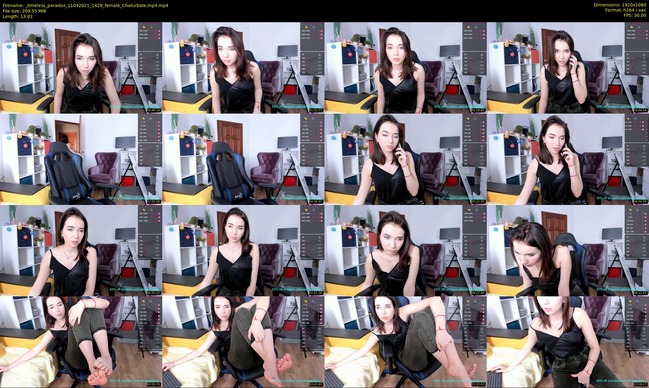 _timeless_paradox — 14 minute Chaturbate female cam show recording, 1080p, Apr 11, 2021