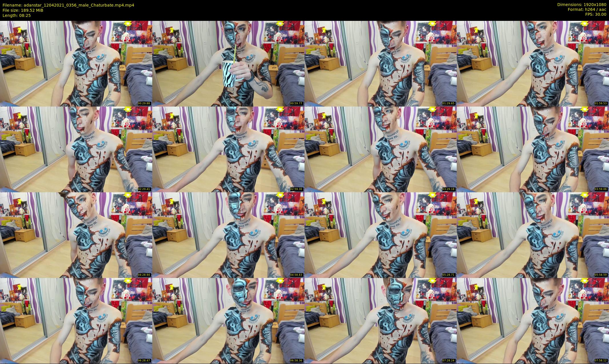 adanstar — 9 minute Chaturbate male cam show recording, 1080p, Apr 12, 2021