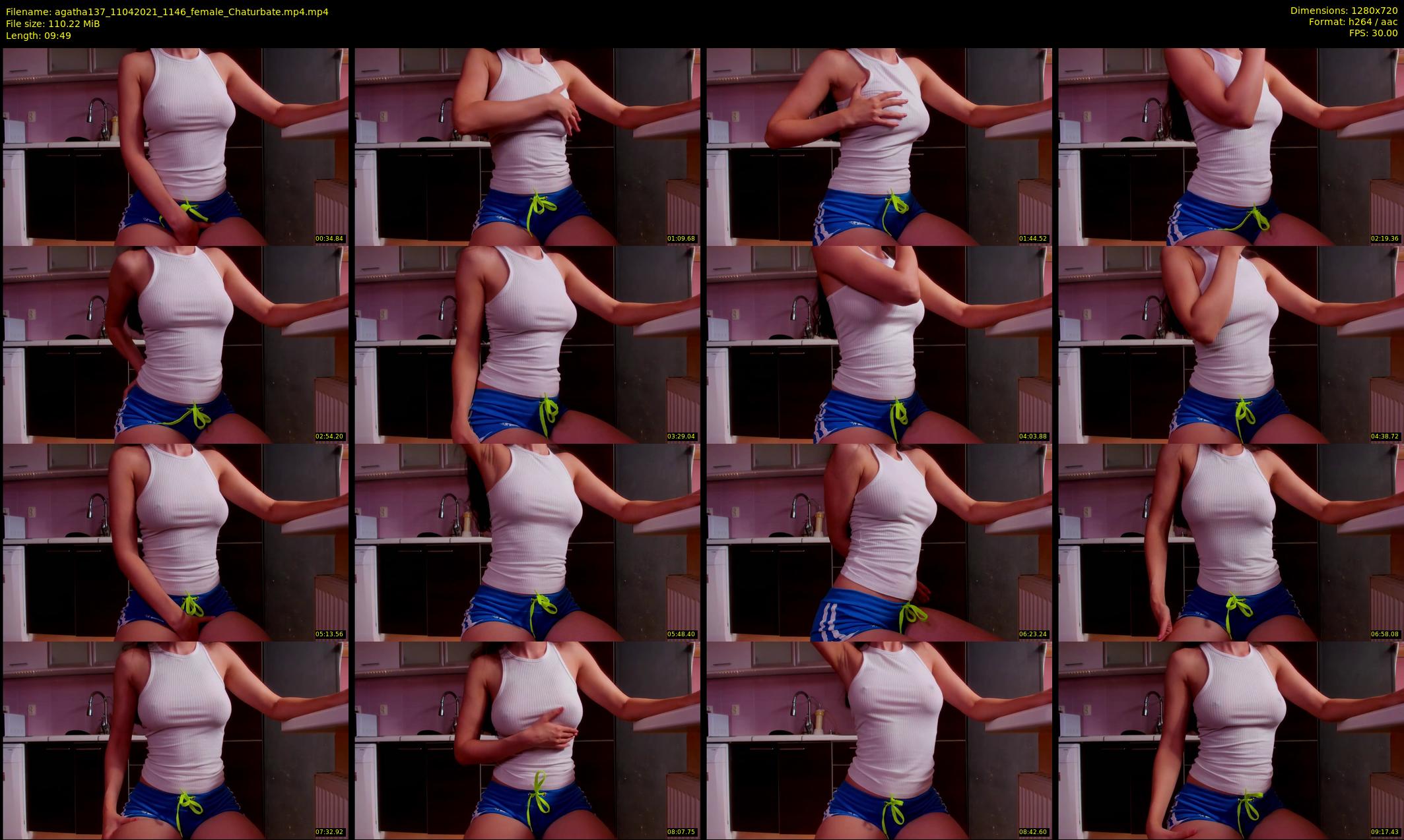 agatha137 — 10 minute Chaturbate female cam show recording, 720p, Apr 11, 2021