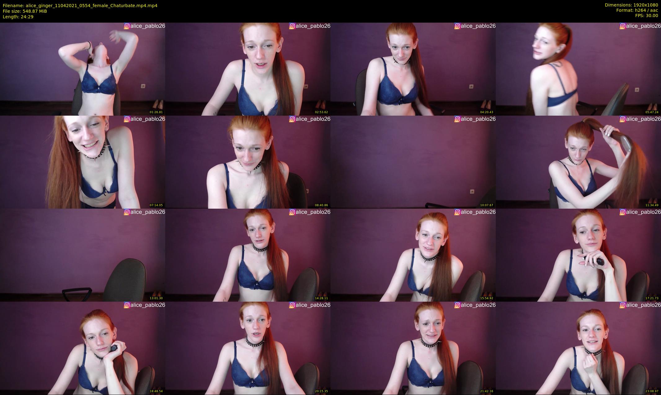 alice_ginger — 25 minute Chaturbate female cam show recording, 1080p, Apr 11, 2021