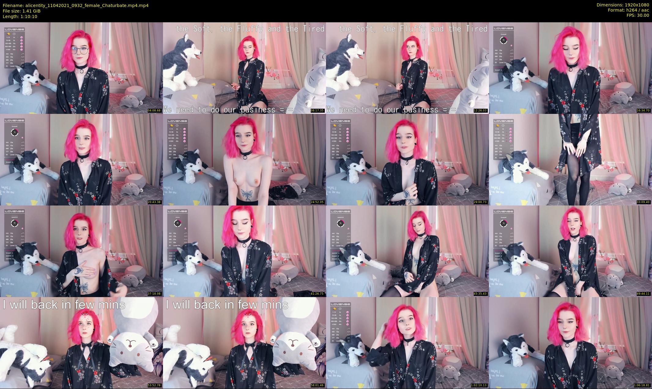 alicentity — 71 minute Chaturbate female cam show recording, 1080p, Apr 11, 2021