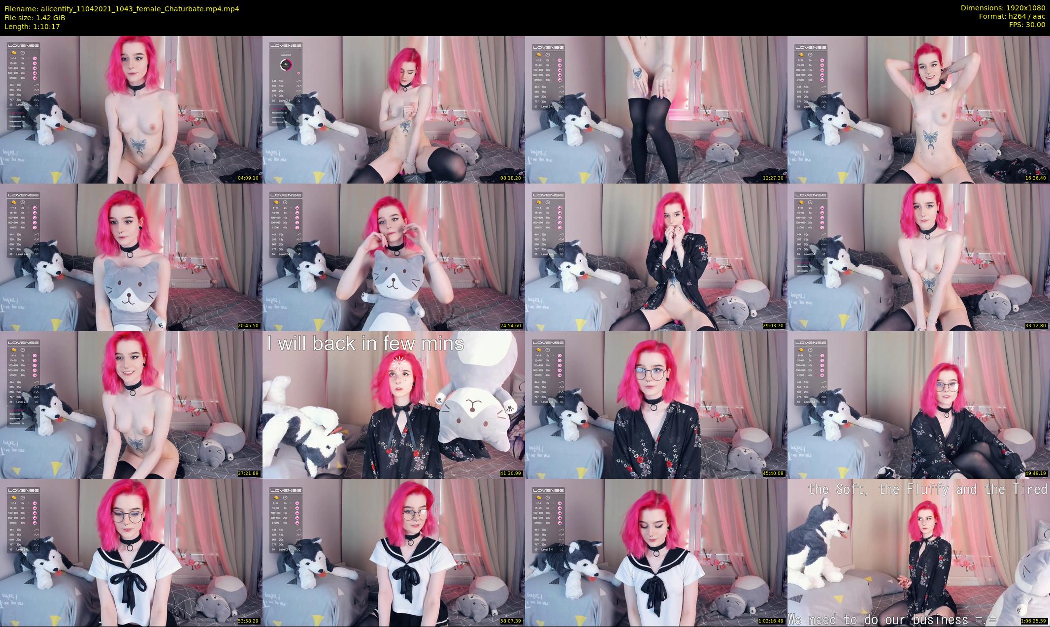 alicentity — 71 minute Chaturbate female cam show recording, 1080p, Apr 11, 2021