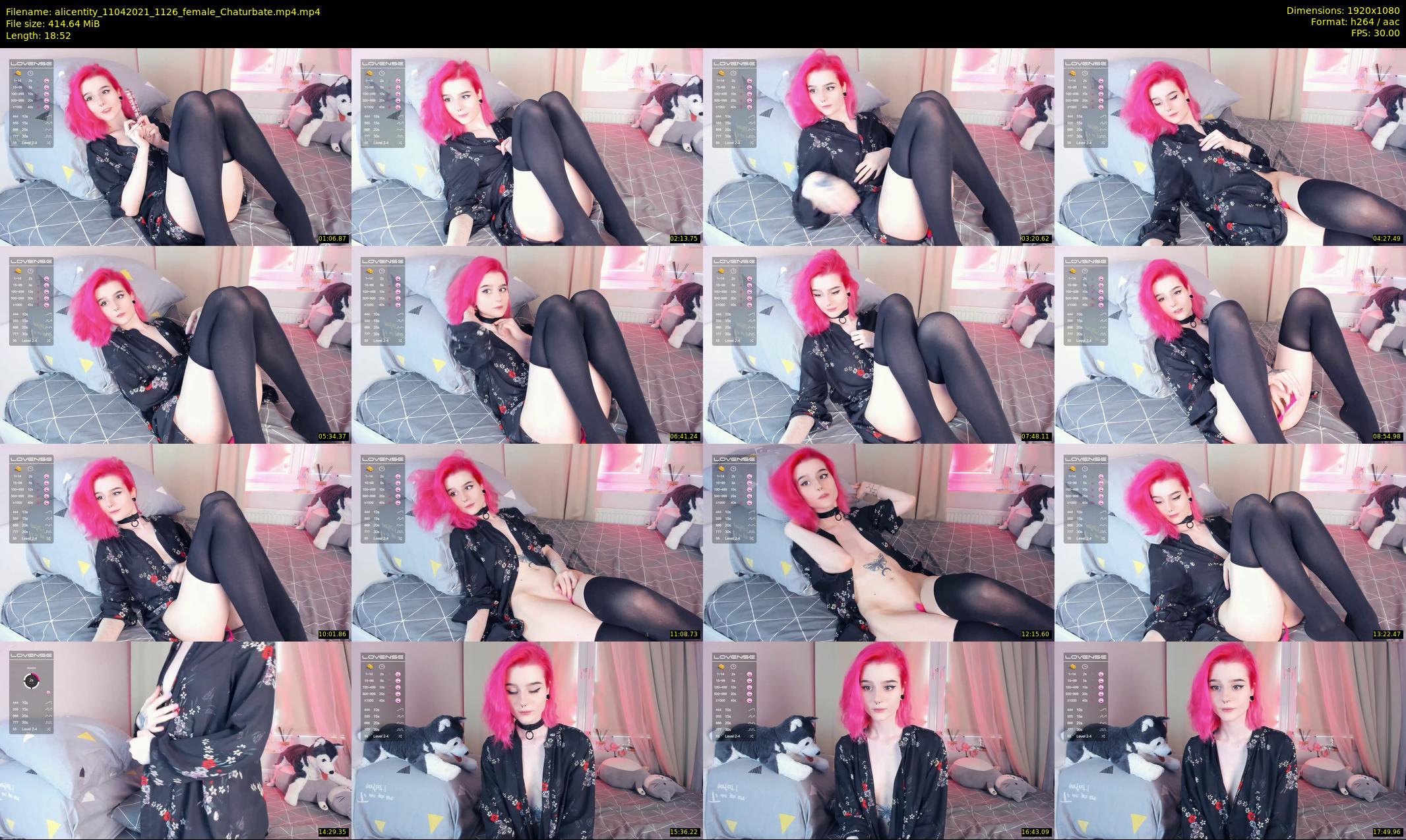 alicentity — 19 minute Chaturbate female cam show recording, 1080p, Apr 11, 2021