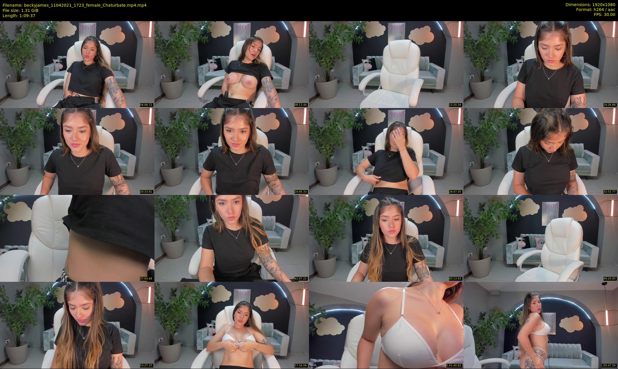 beckyjames — 70 minute Chaturbate female cam show recording, 1080p, Apr 11, 2021