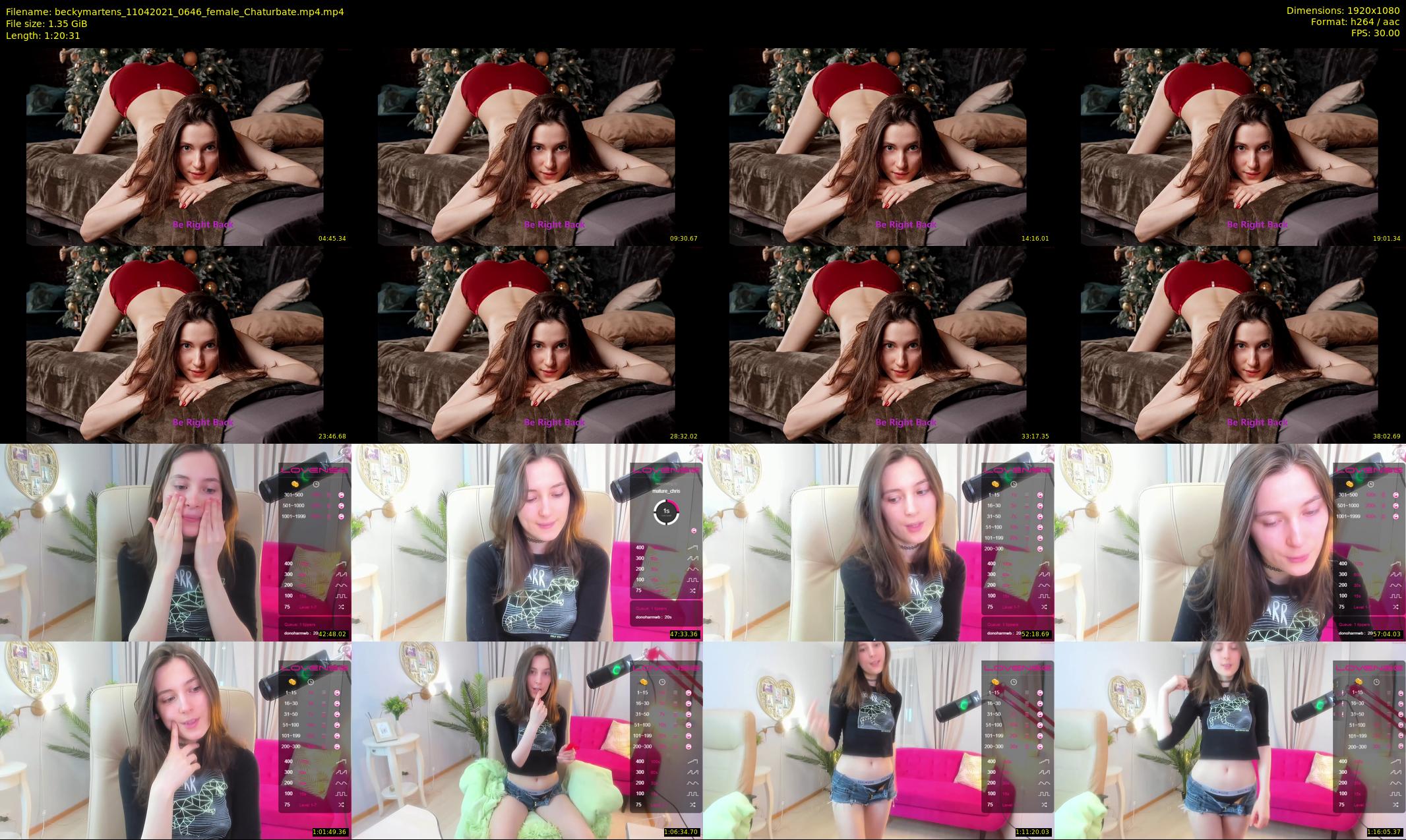 beckymartens — 81 minute Chaturbate female cam show recording, 1080p, Apr 11, 2021