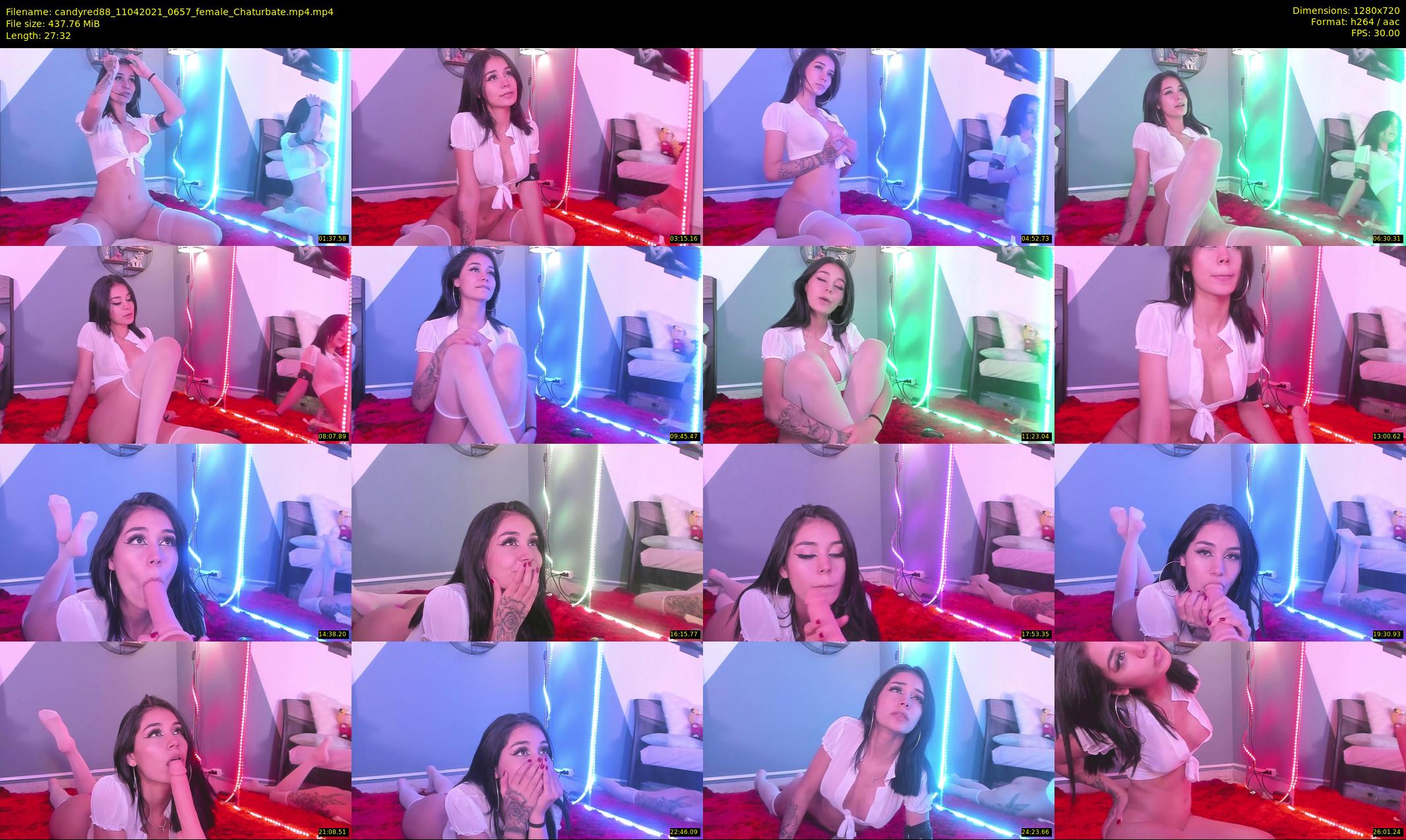 candyred88 — 28 minute Chaturbate female cam show recording, 720p, Apr 11, 2021