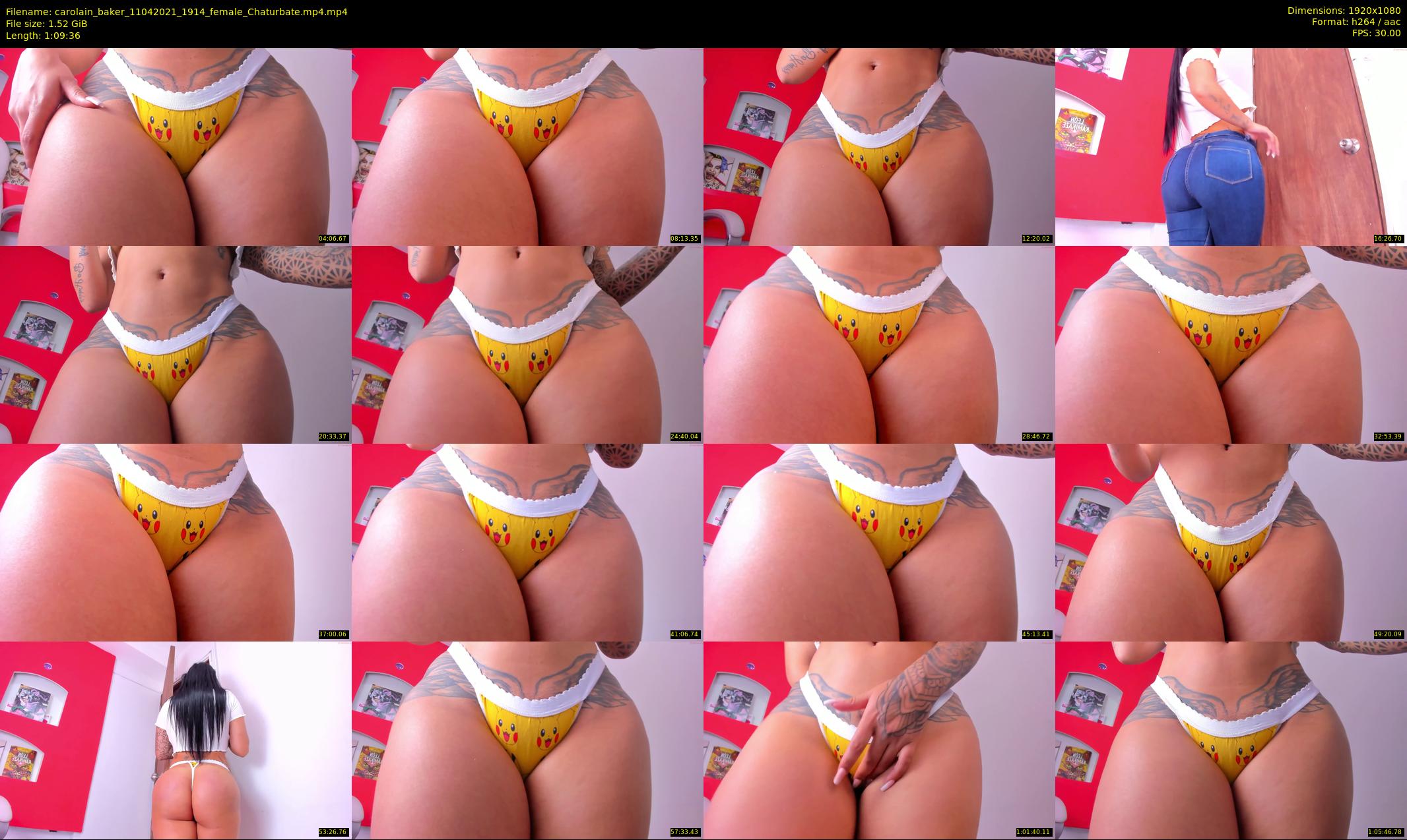 carolain_baker — 70 minute Chaturbate female cam show recording, 1080p, Apr 11, 2021