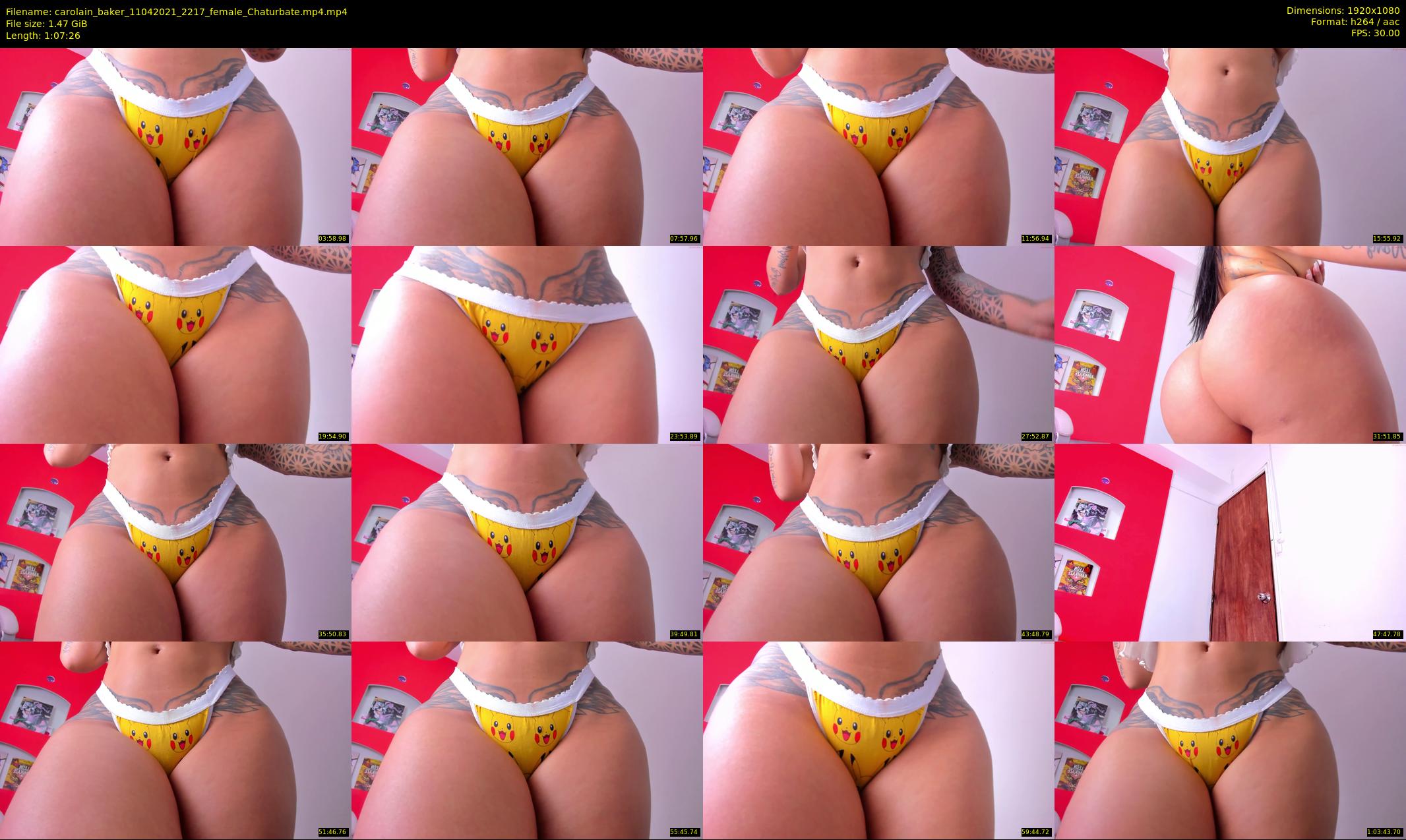 carolain_baker — 68 minute Chaturbate female cam show recording, 1080p, Apr 11, 2021