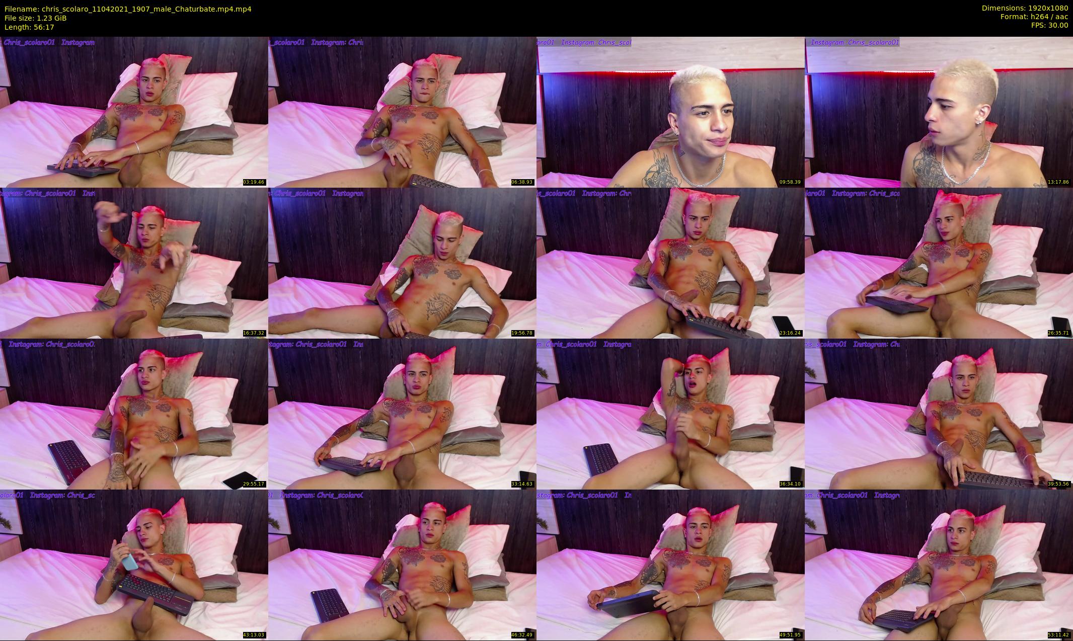chris_scolaro — 57 minute Chaturbate male cam show recording, 1080p, Apr 11, 2021