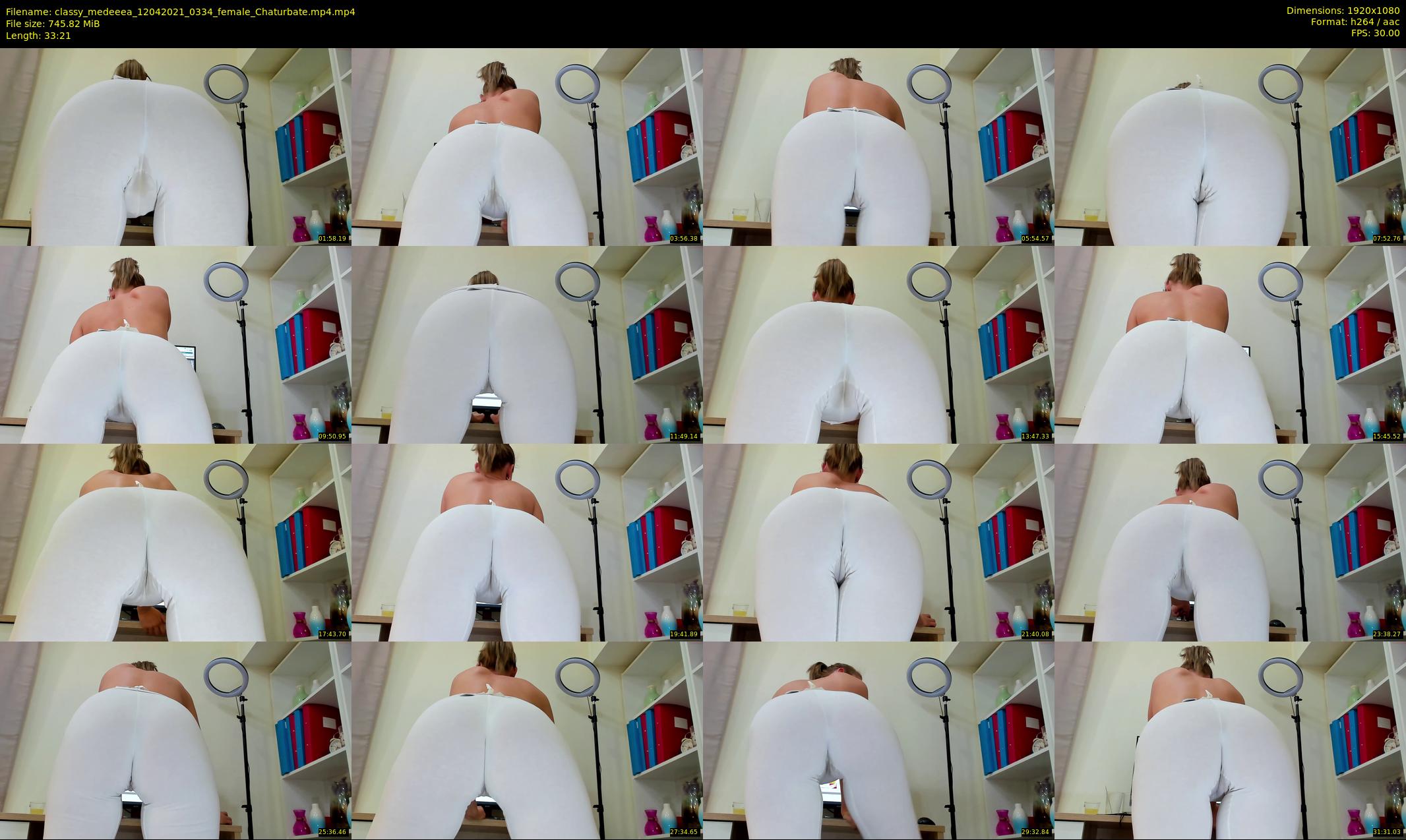 classy_medeeea — 34 minute Chaturbate female cam show recording, 1080p, Apr 12, 2021
