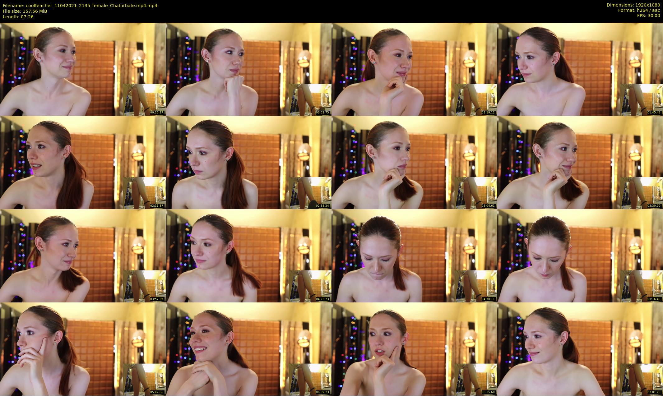 coolteacher — 8 minute Chaturbate female cam show recording, 1080p, Apr 11, 2021