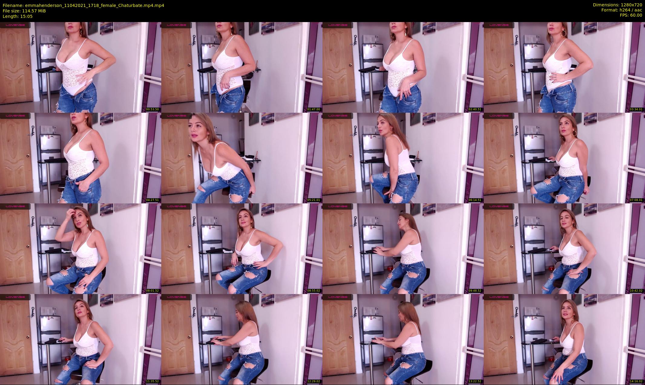 emmahenderson — 16 minute Chaturbate female cam show recording, 720p, Apr 11, 2021