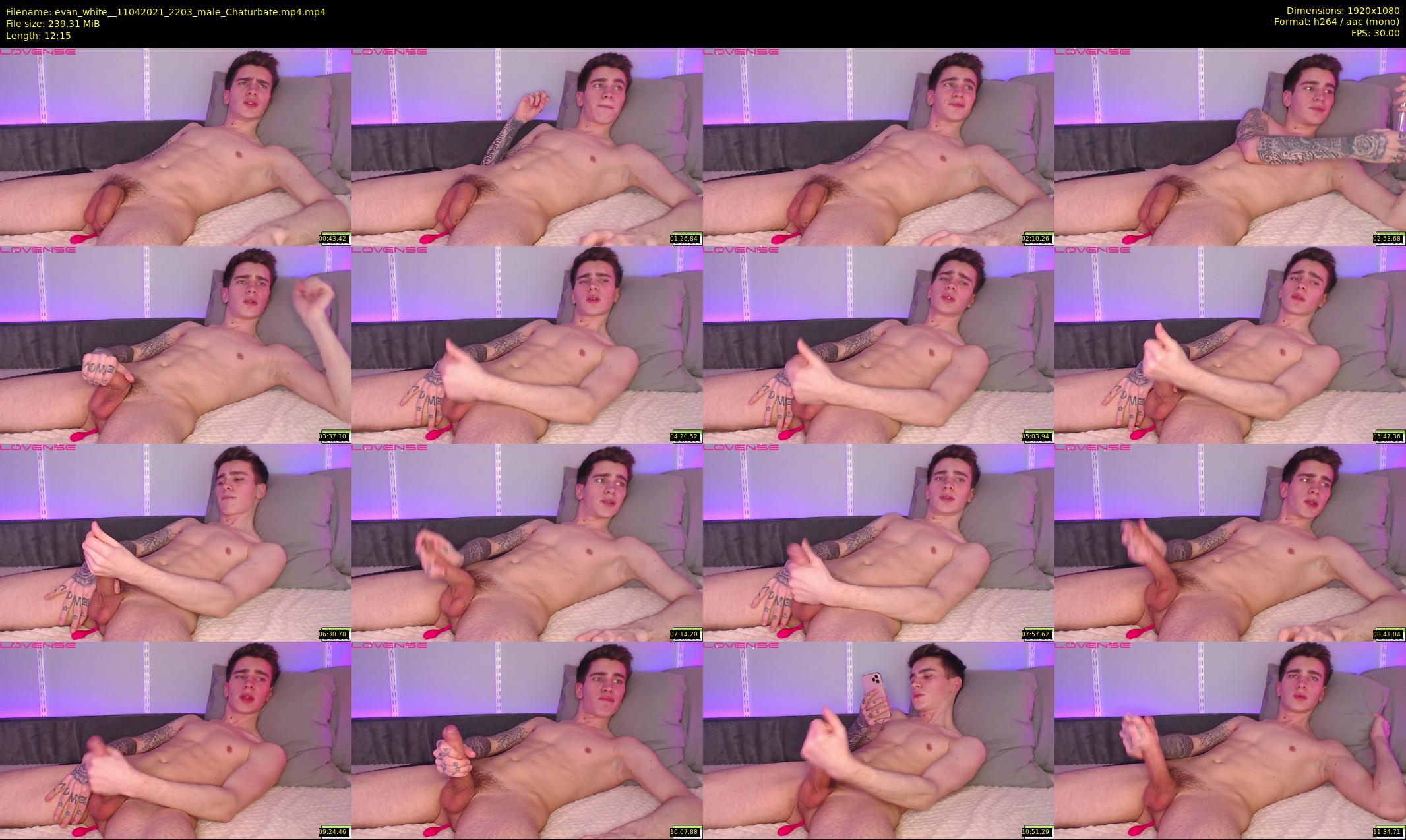 evan_white_ — 13 minute Chaturbate male cam show recording, 1080p, Apr 11, 2021