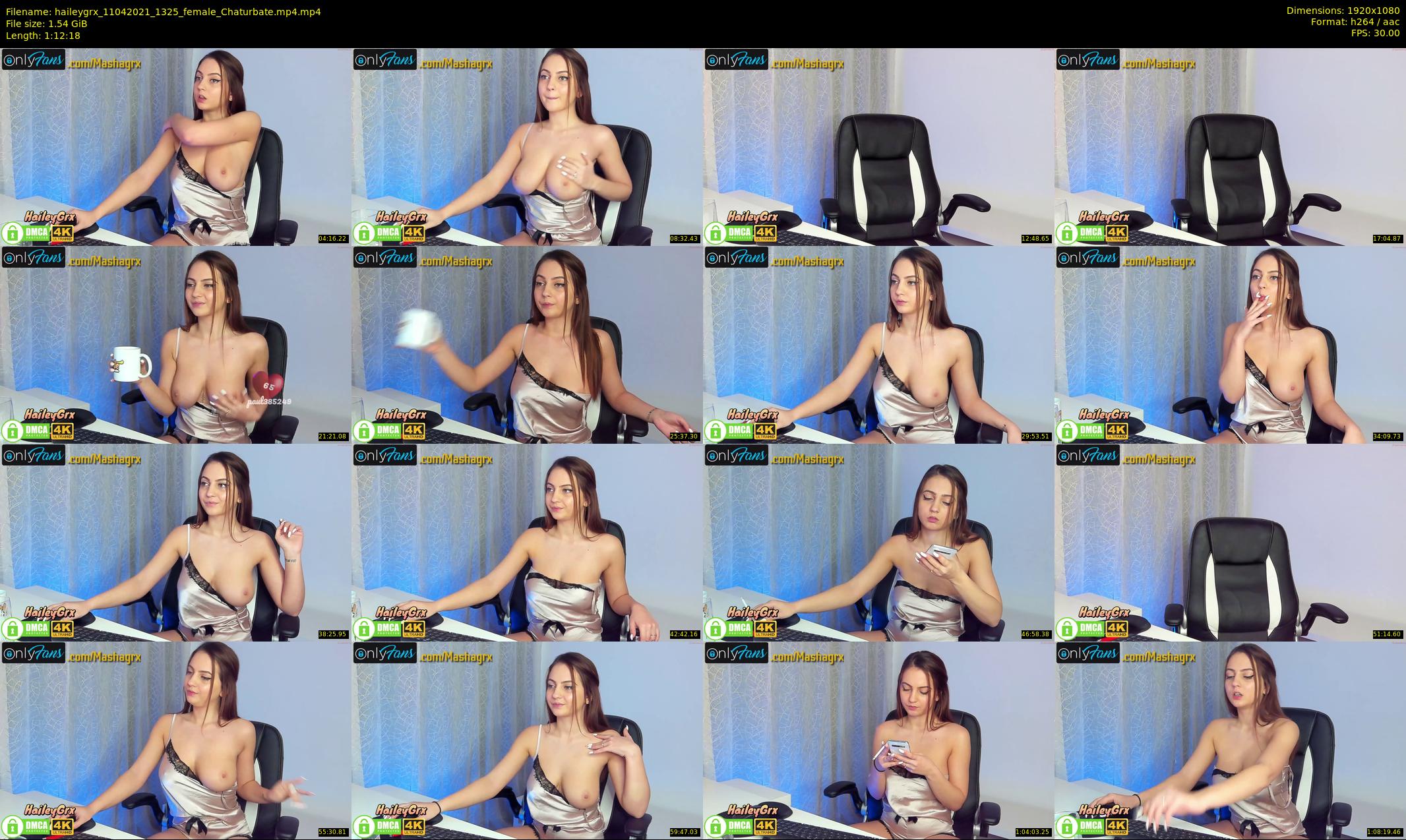 haileygrx — 73 minute Chaturbate female cam show recording, 1080p, Apr 11, 2021