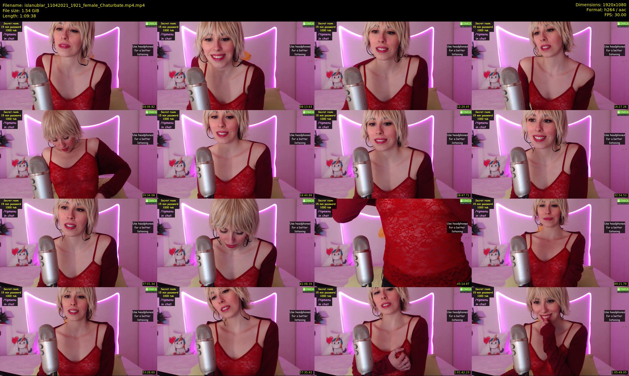 islanublar — 70 minute Chaturbate female cam show recording, 1080p, Apr 11, 2021