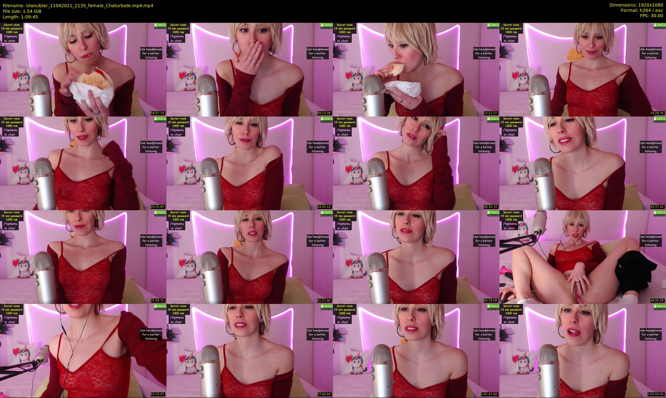 islanublar — 70 minute Chaturbate female cam show recording, 1080p, Apr 11, 2021