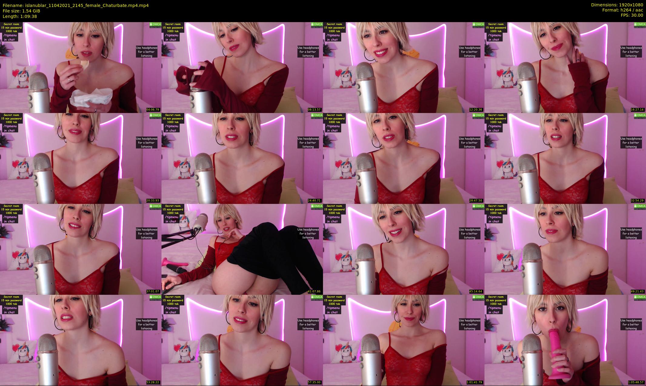 islanublar — 70 minute Chaturbate female cam show recording, 1080p, Apr 11, 2021