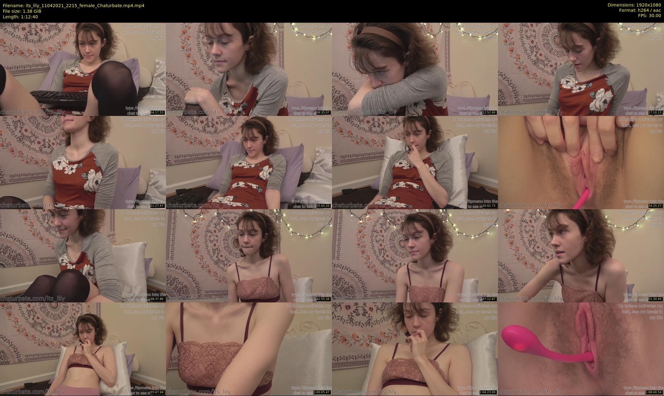 its_lily — 73 minute Chaturbate female cam show recording, 1080p, Apr 11, 2021
