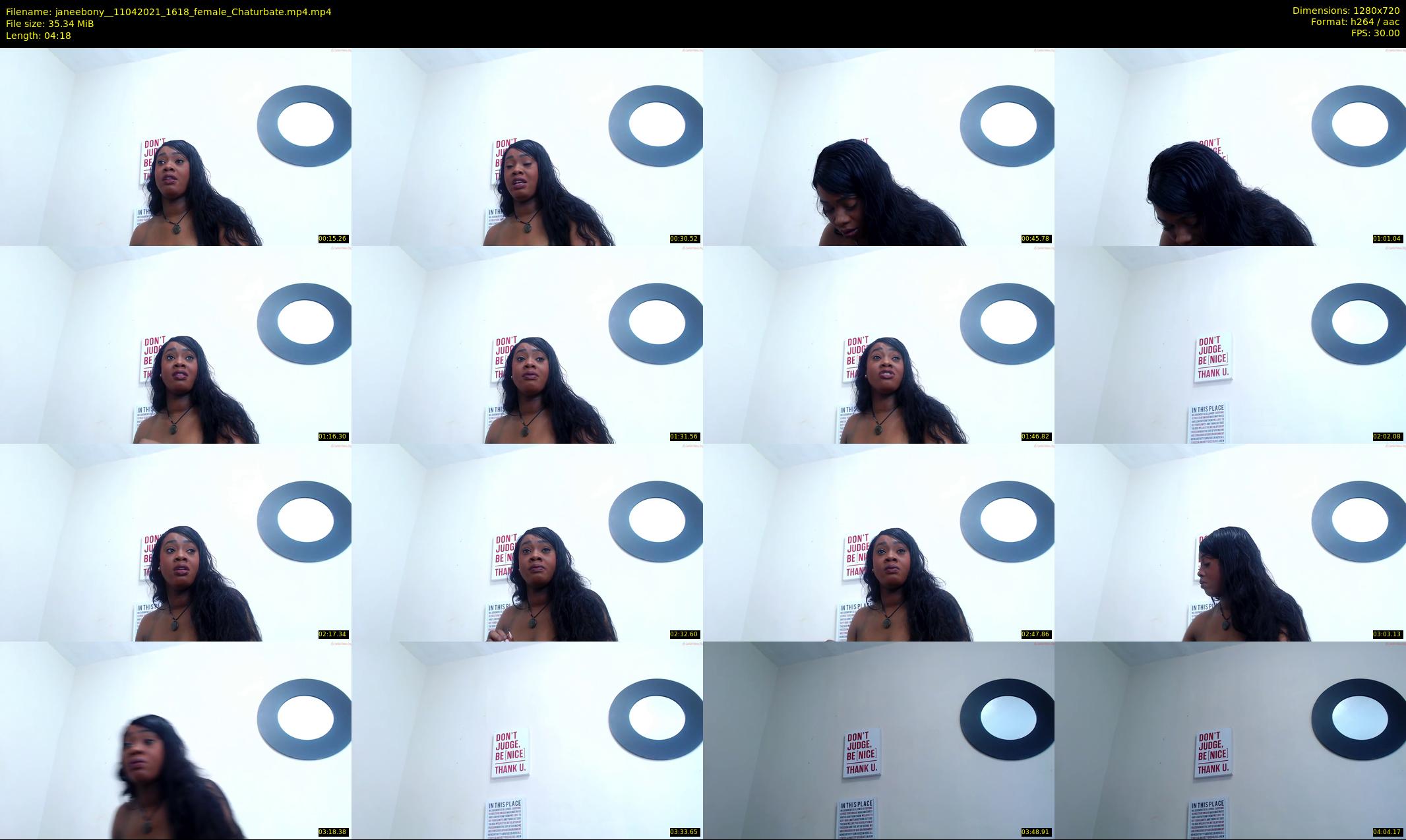janeebony_ — 5 minute Chaturbate female cam show recording, 720p, Apr 11, 2021