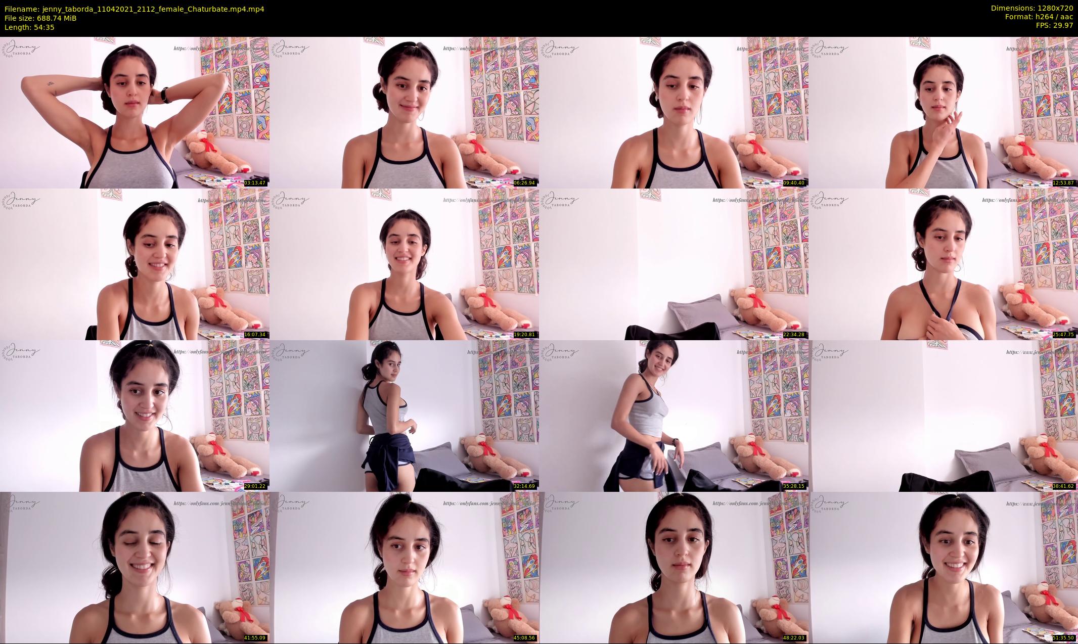jenny_taborda — 55 minute Chaturbate female cam show recording, 720p, Apr 11, 2021