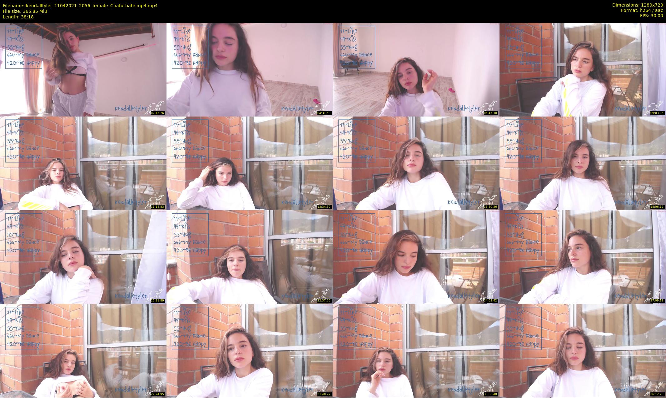 kendalltyler — 39 minute Chaturbate female cam show recording, 720p, Apr 11, 2021