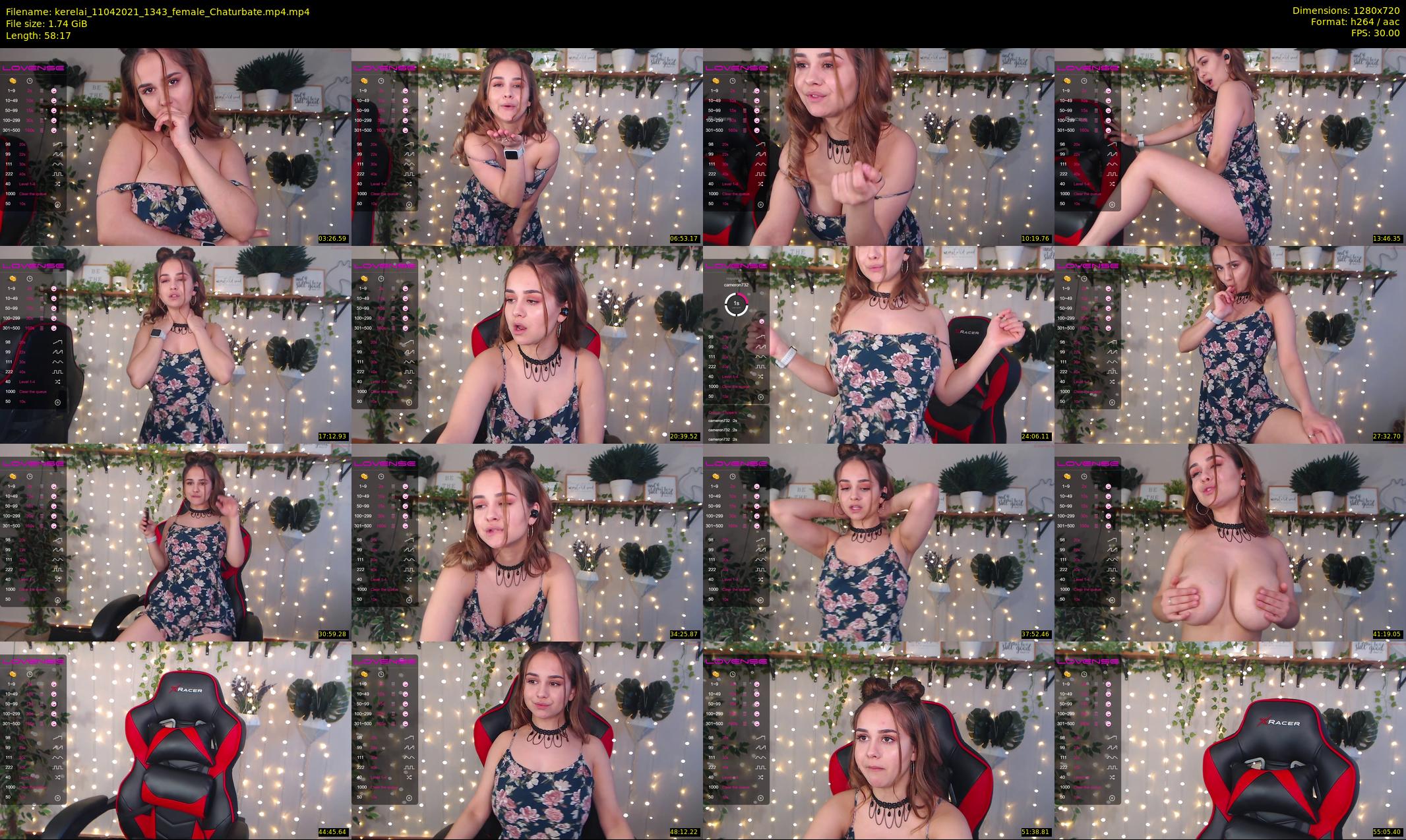 kerelai — 59 minute Chaturbate female cam show recording, 720p, Apr 11, 2021